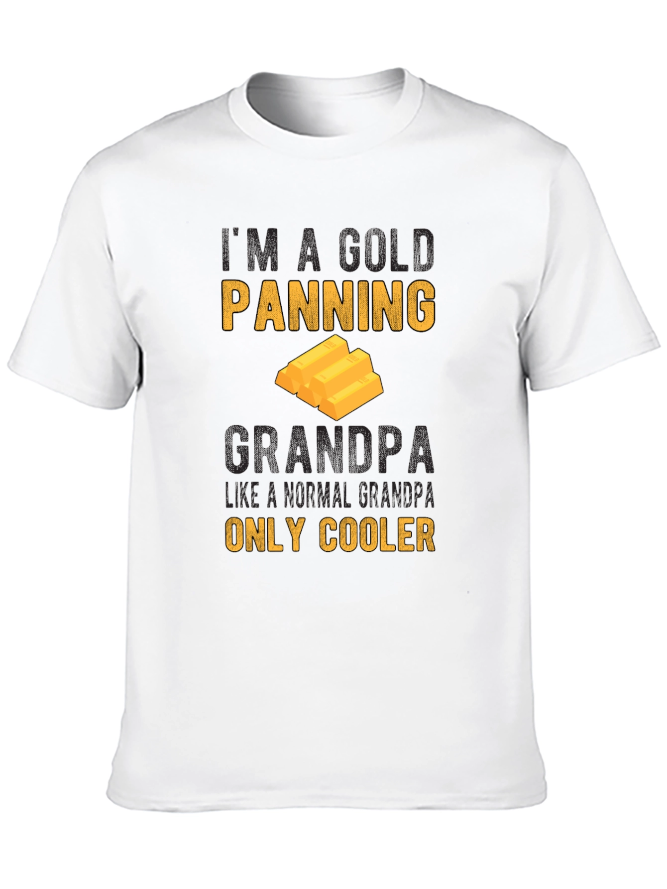 Gold Panning Grandpa T-Shirt - Cool Grandpa Gift