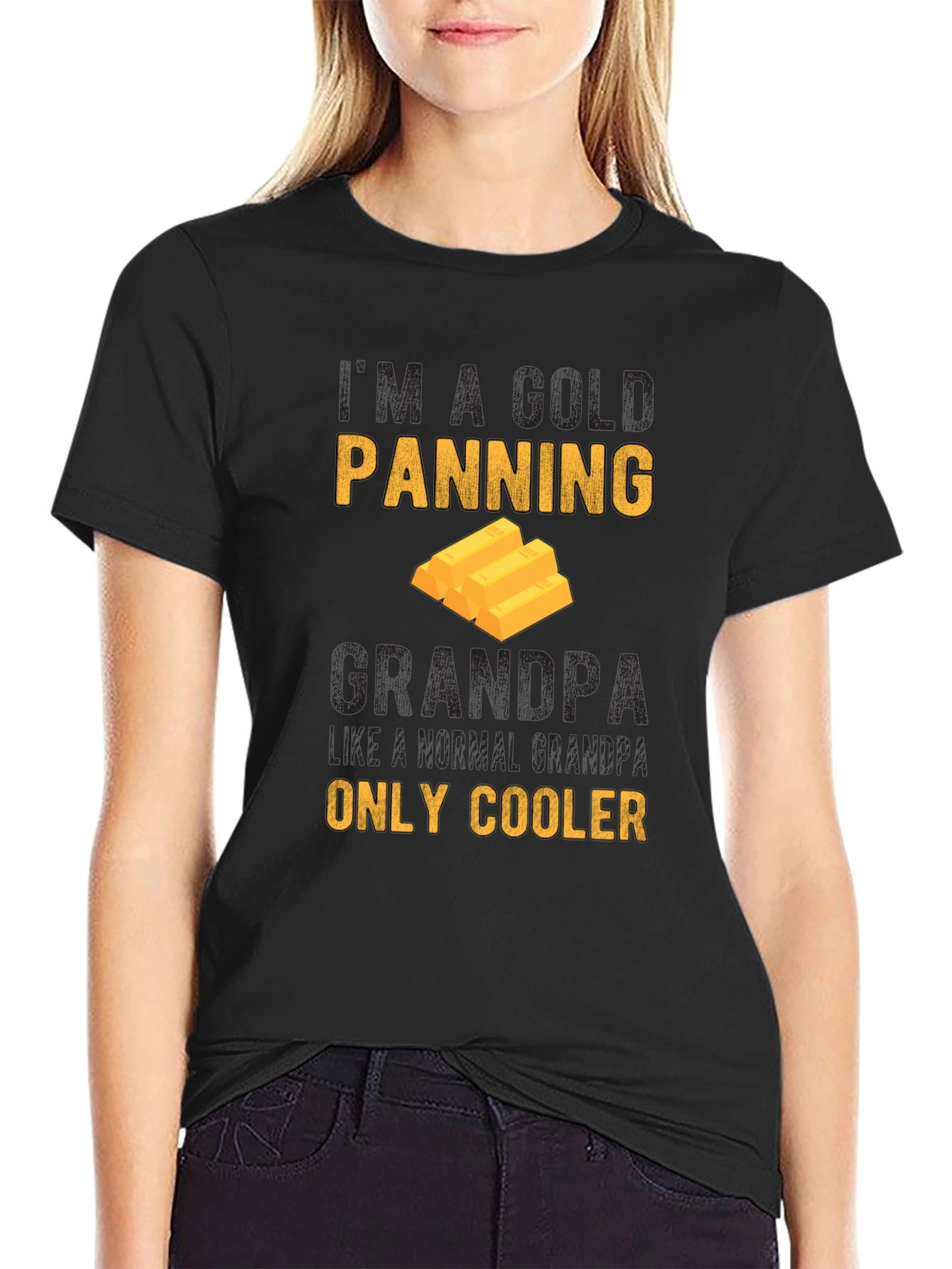 Gold Panning Grandpa T-Shirt - Cool Grandpa Gift