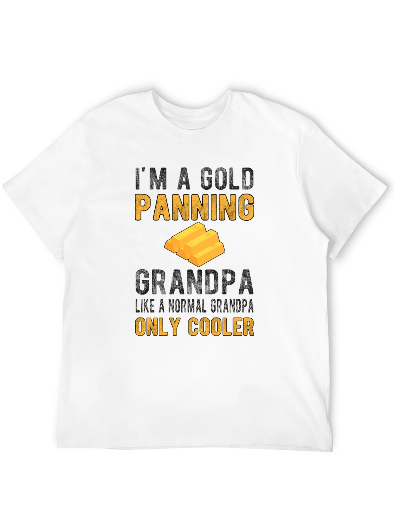 Gold Panning Grandpa T-Shirt - Cool Grandpa Gift