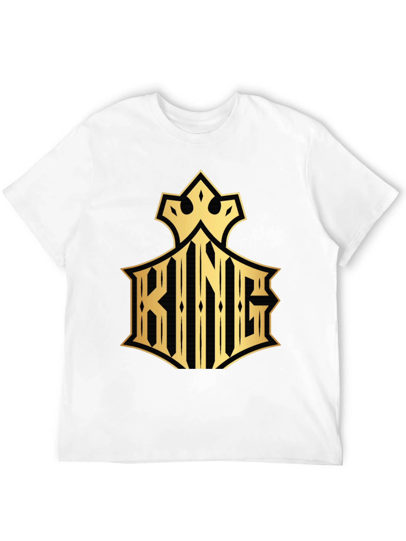 King Graphic Print Crew Neck T-Shirt