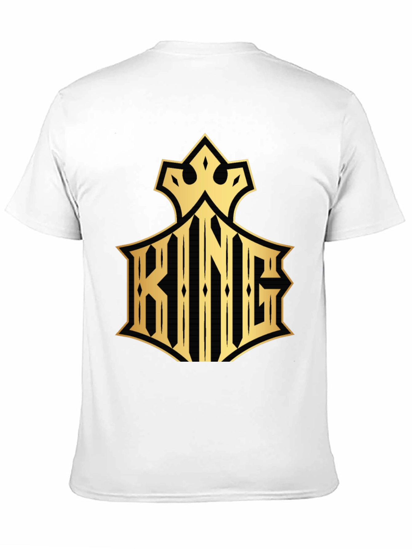 King Graphic Print Crew Neck T-Shirt