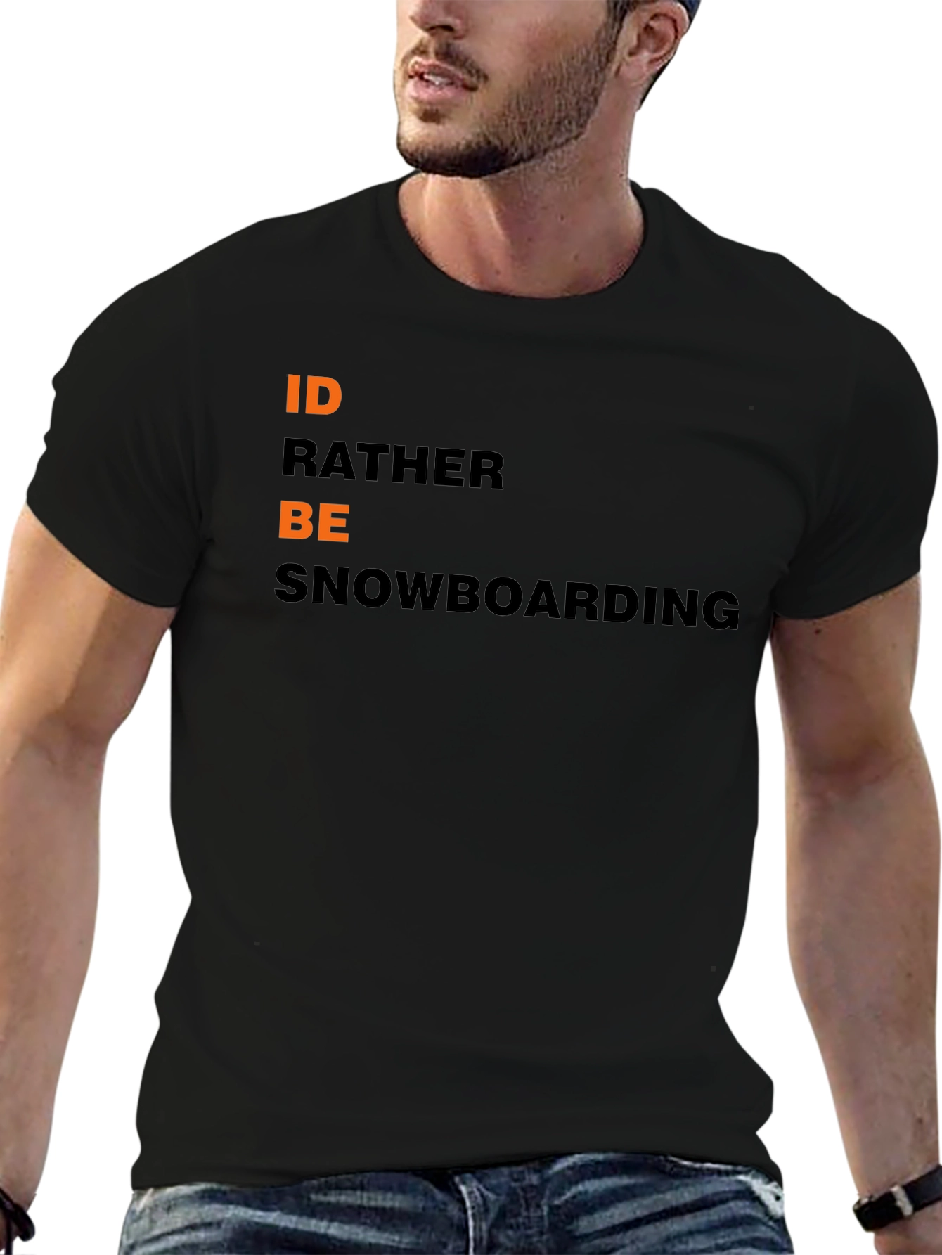 Snowboarding T-Shirt - Id Rather Be Snowboarding
