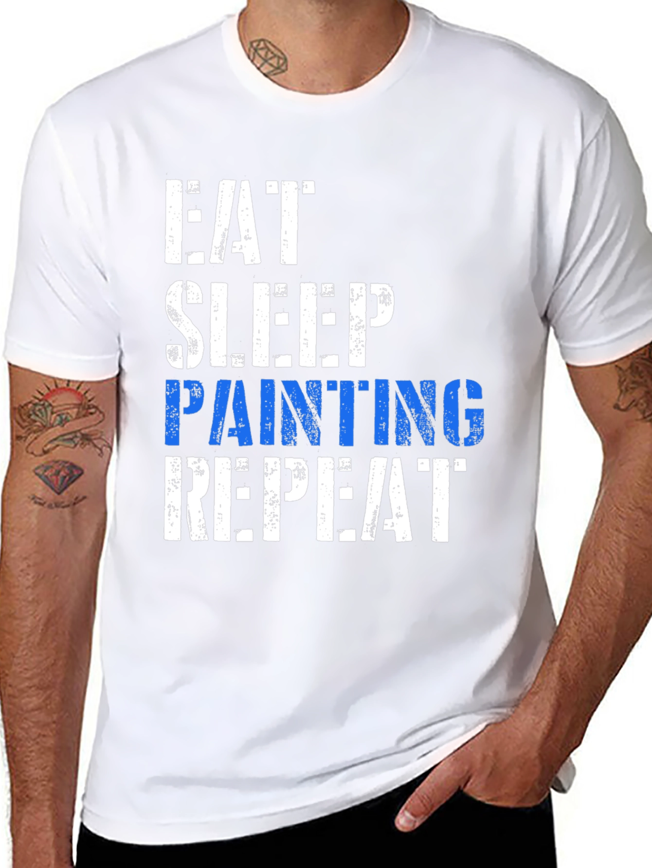 Eat Sleep Painting Repeat T-Shirt