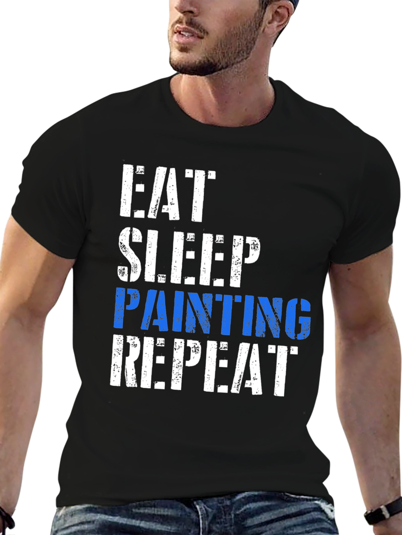 Eat Sleep Painting Repeat T-Shirt