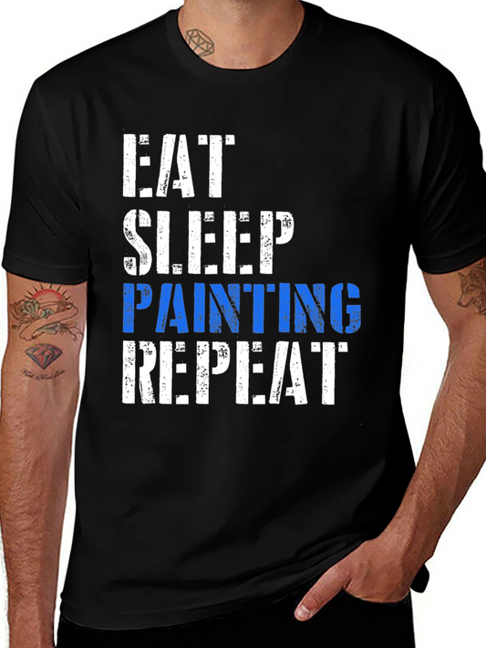 Eat Sleep Painting Repeat T-Shirt