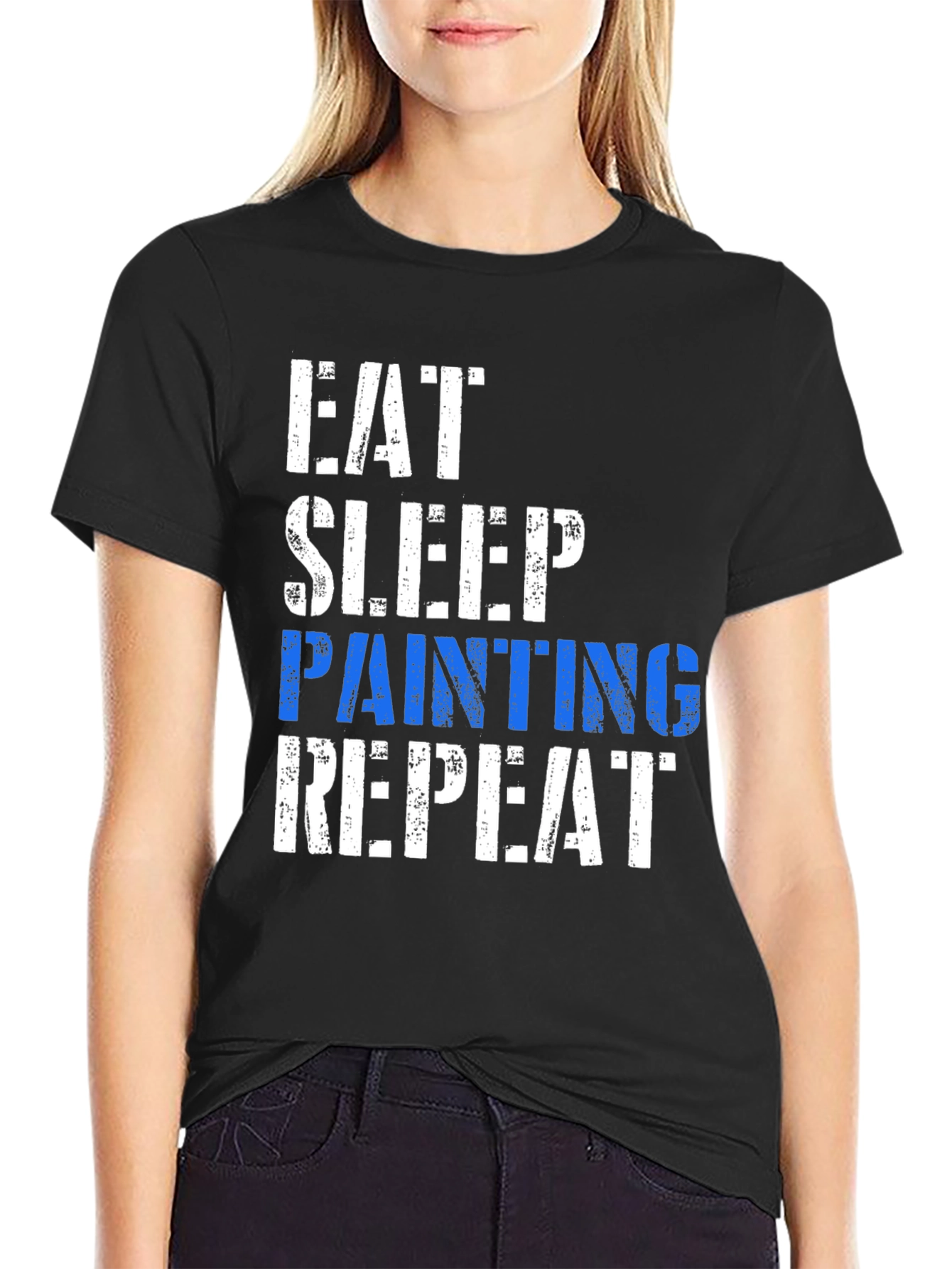 Eat Sleep Painting Repeat T-Shirt