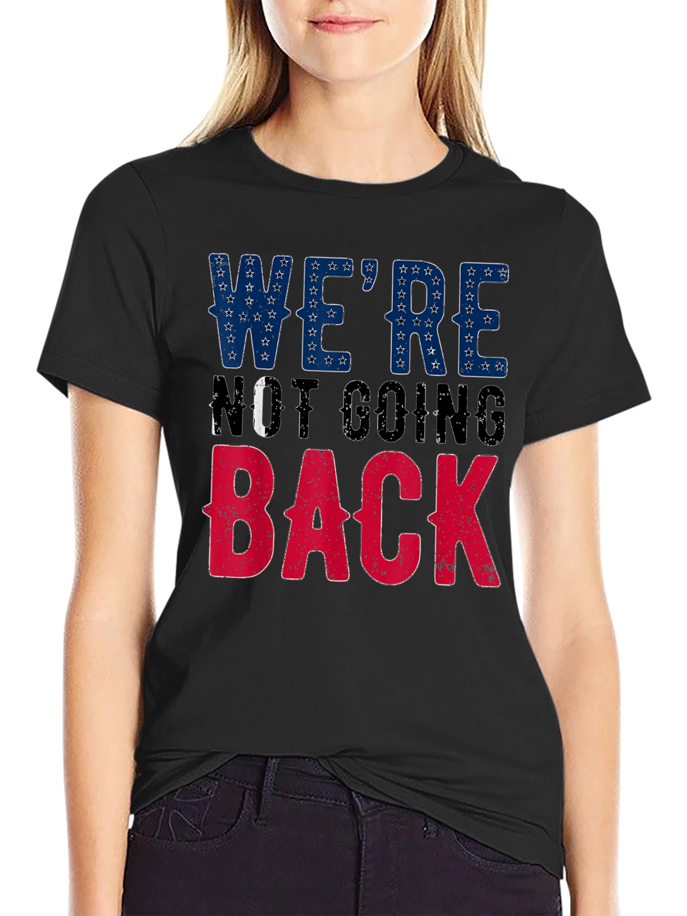 Were Not Going Back Graphic Tee