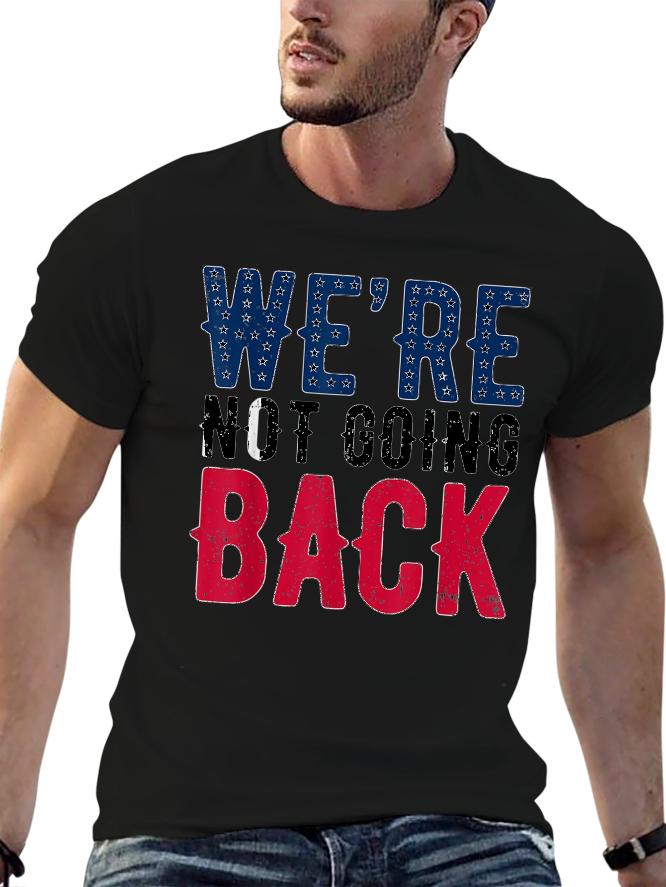 Were Not Going Back Graphic Tee