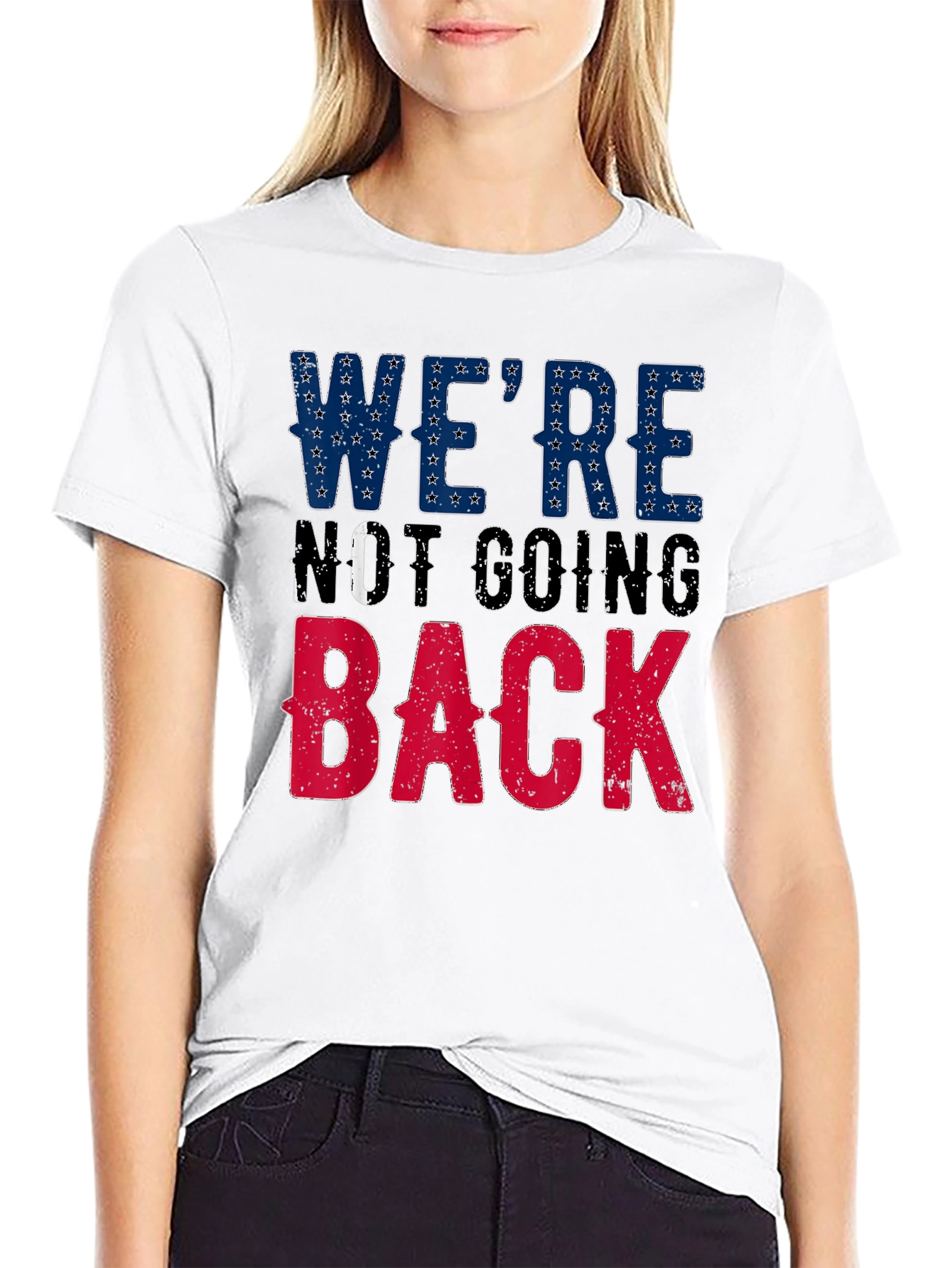 Were Not Going Back Graphic Tee
