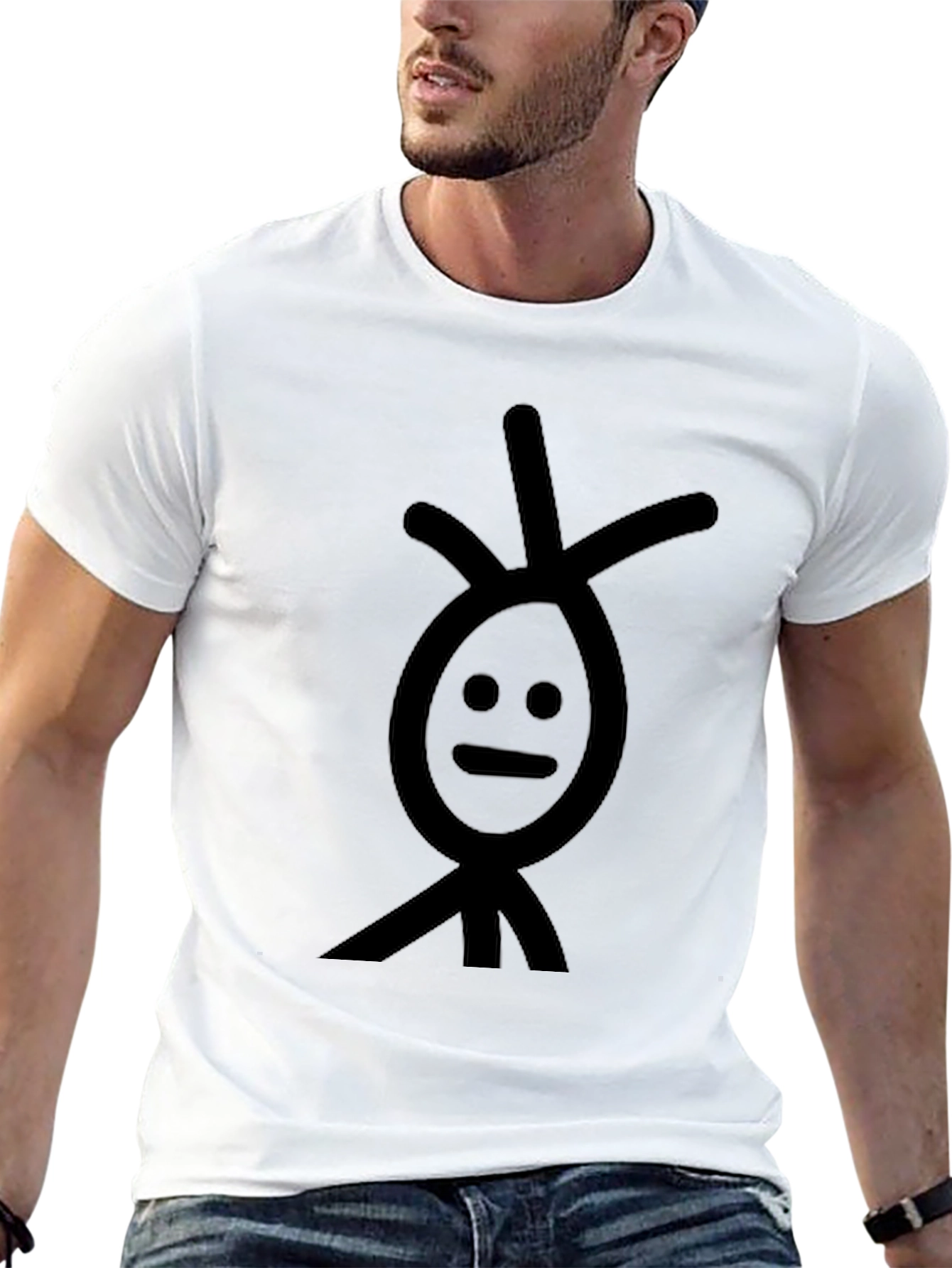 Cool Black Graphic Tee - Mans Unique Style