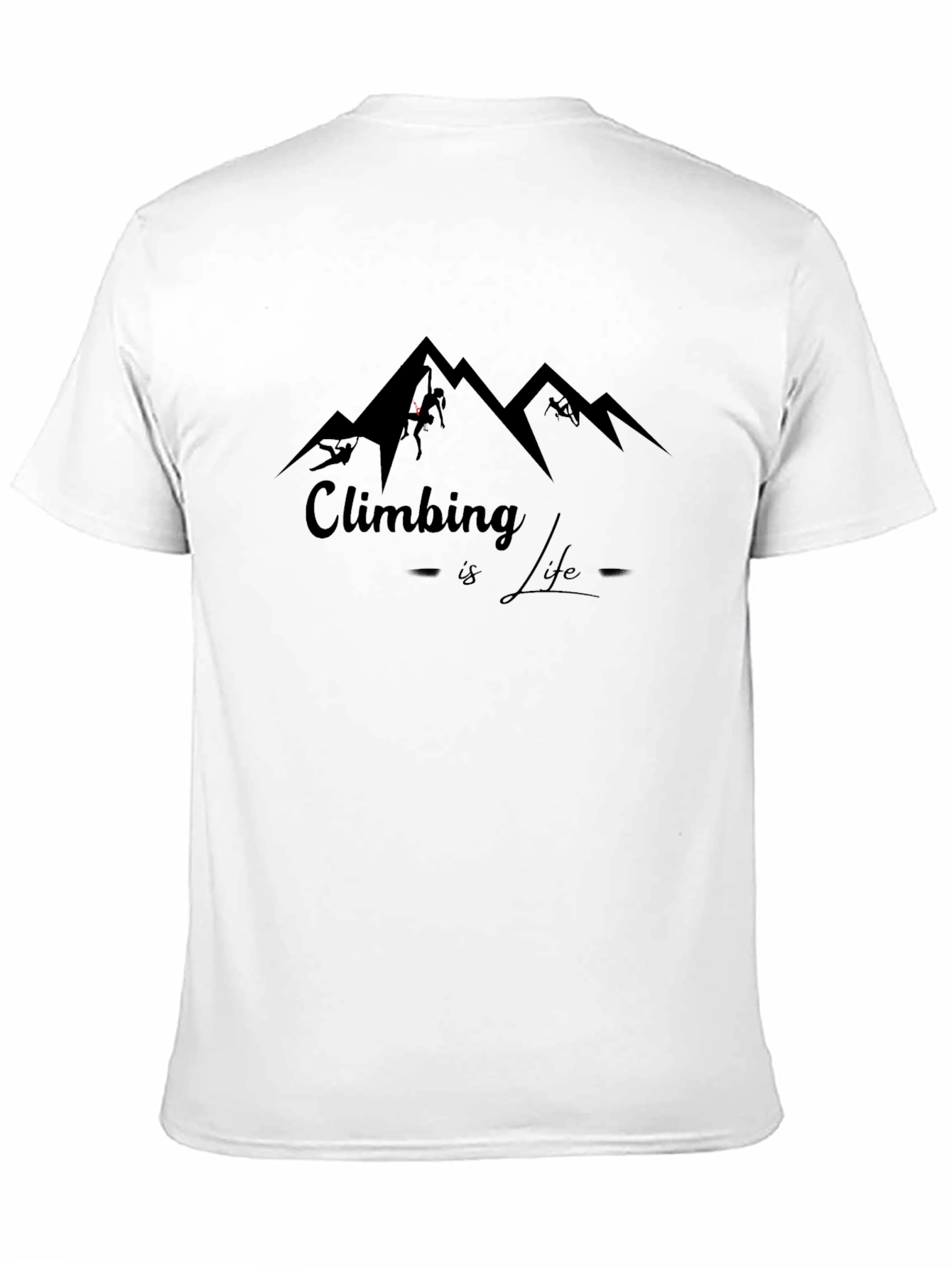 Climbing is Life Graphic Tee - Black