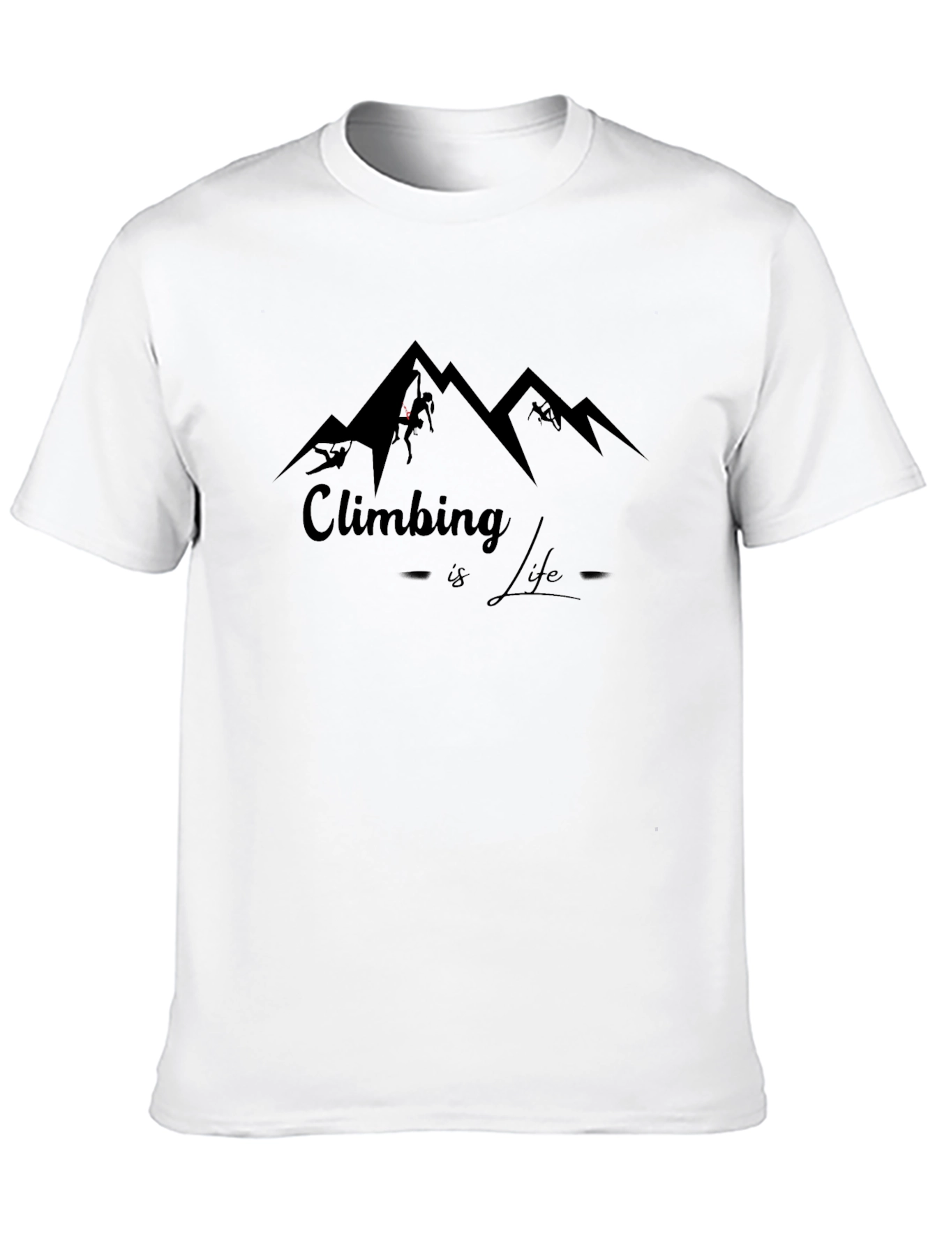 Climbing is Life Graphic Tee - Black