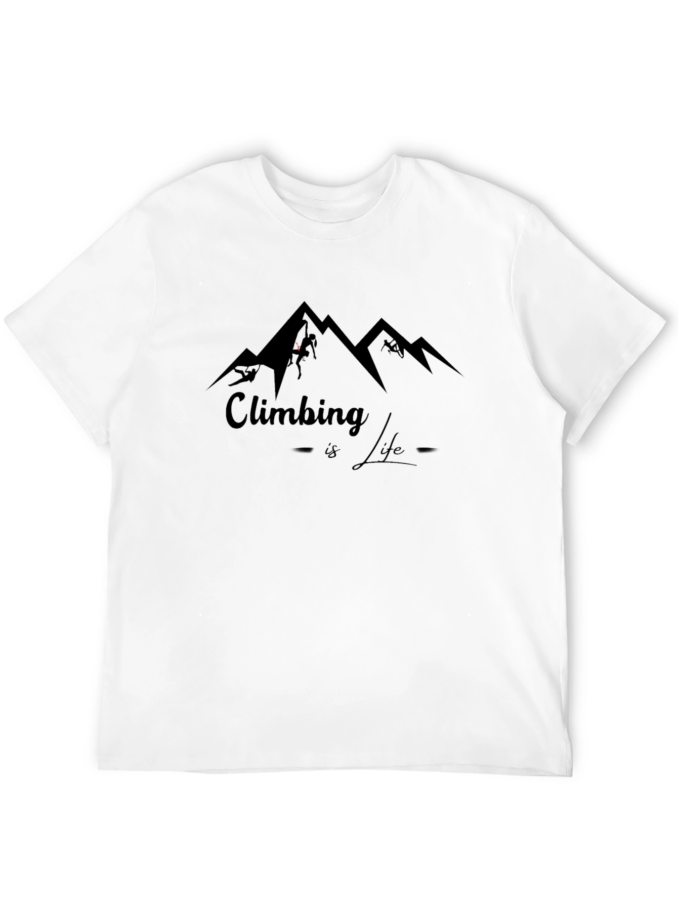Climbing is Life Graphic Tee - Black