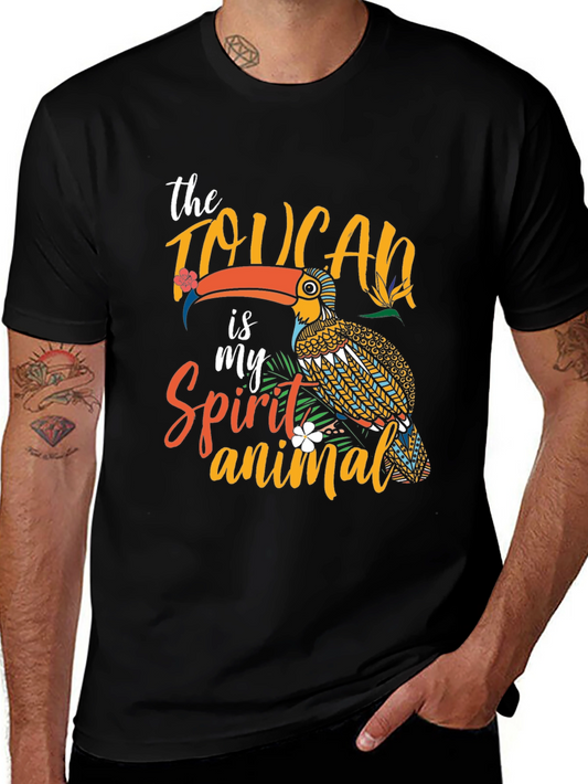 Toucan Spirit Animal Graphic T-Shirt