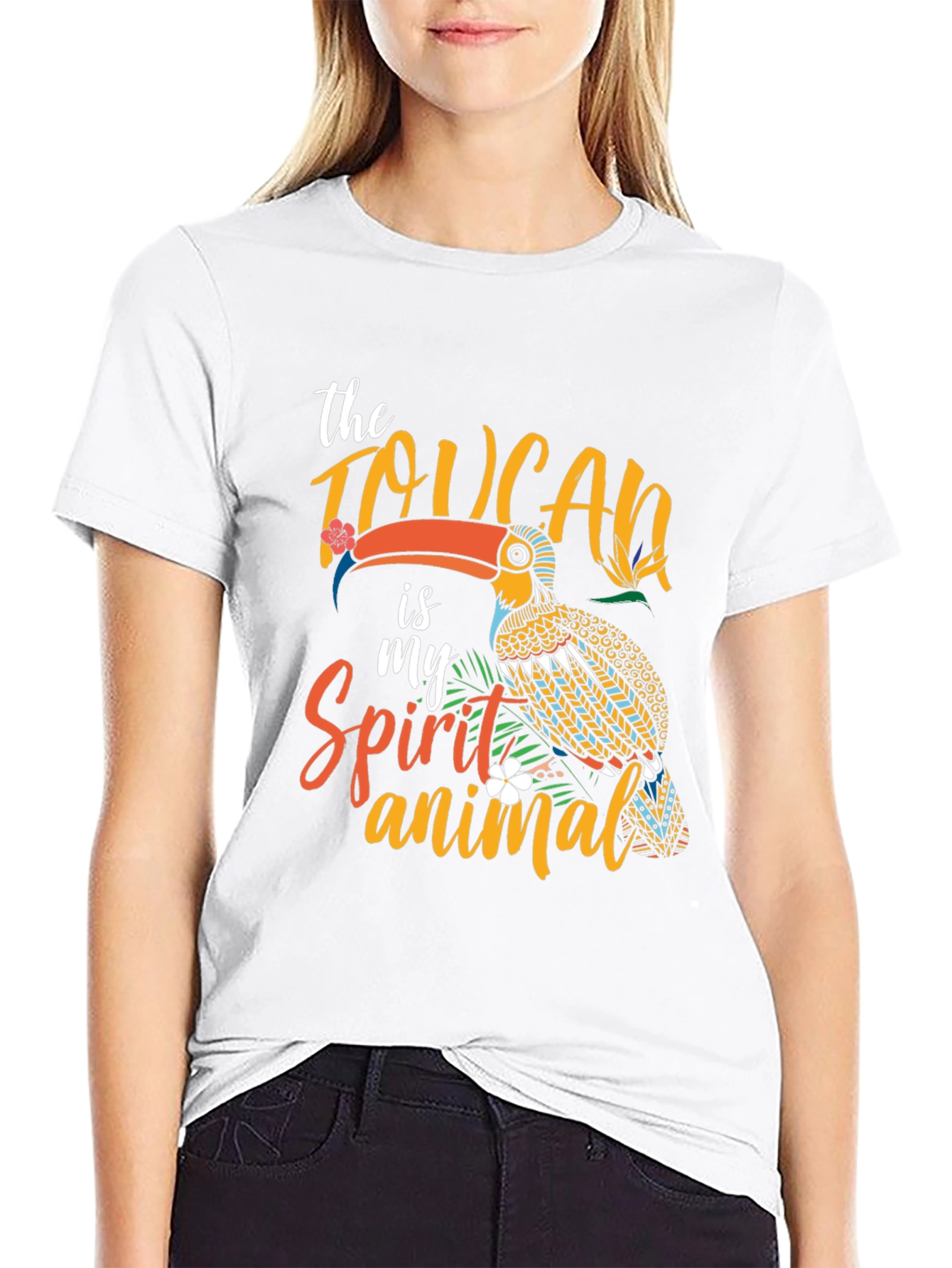 Toucan Spirit Animal Graphic T-Shirt