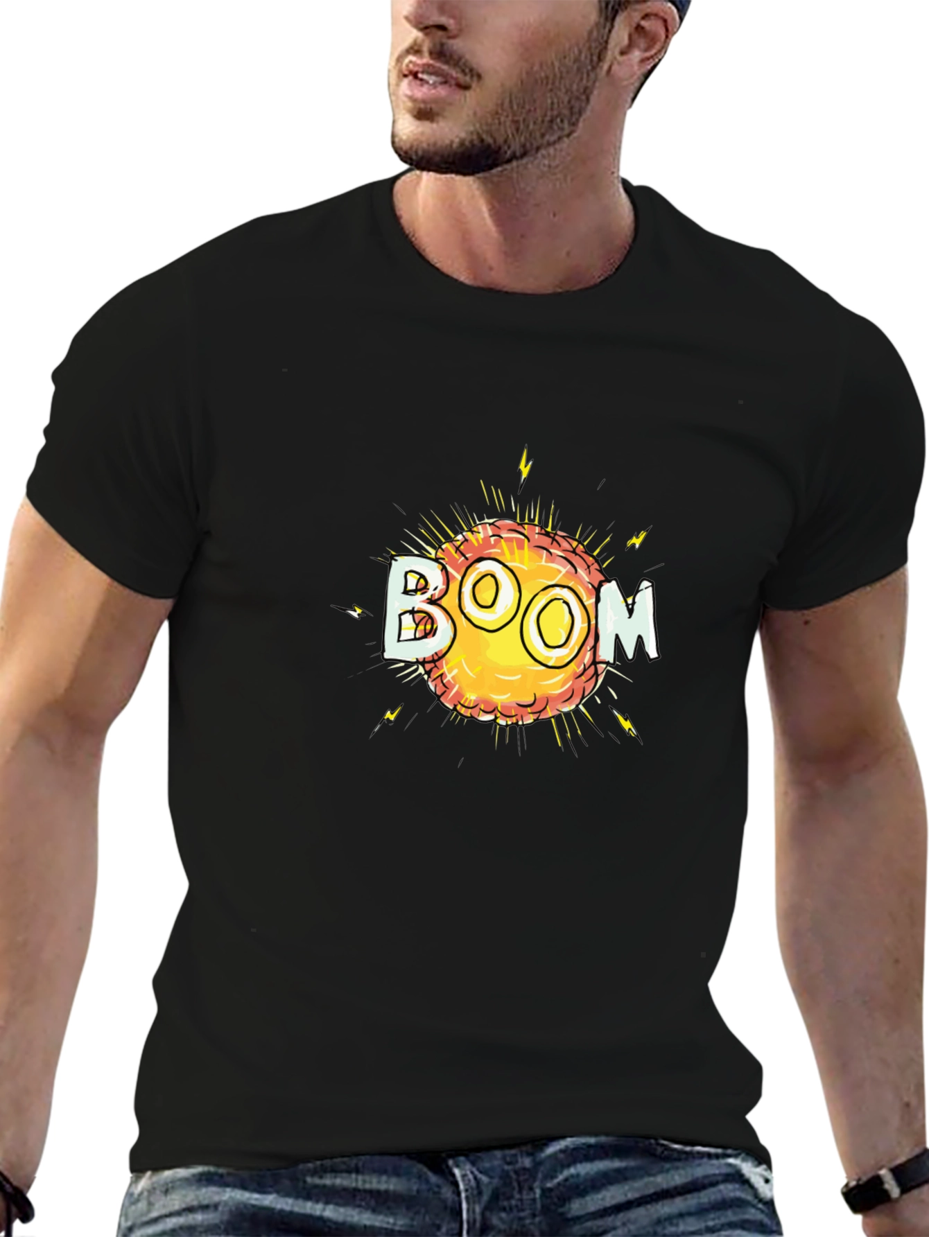 Boom Graphic Print T-Shirt