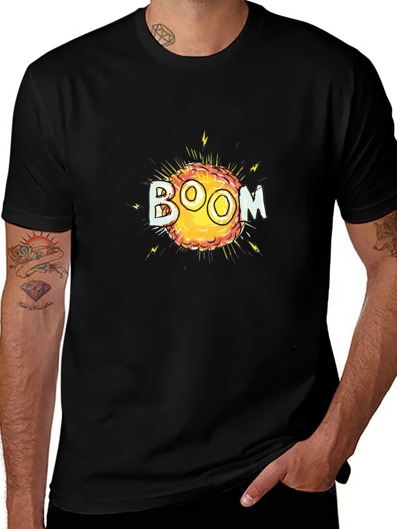 Boom Graphic Print T-Shirt