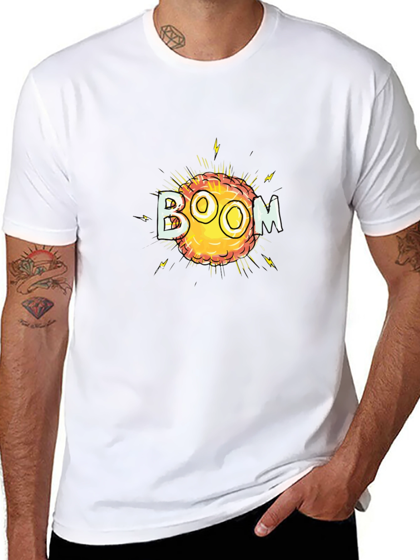Boom Graphic Print T-Shirt