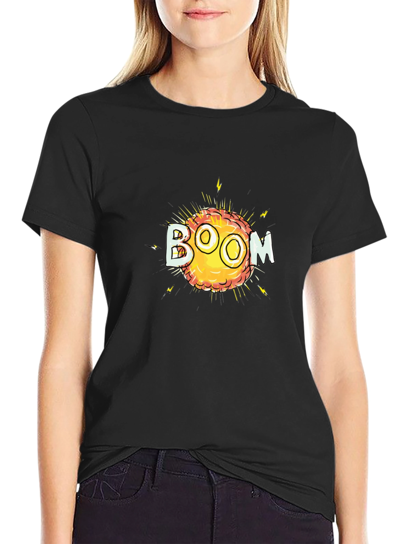 Boom Graphic Print T-Shirt