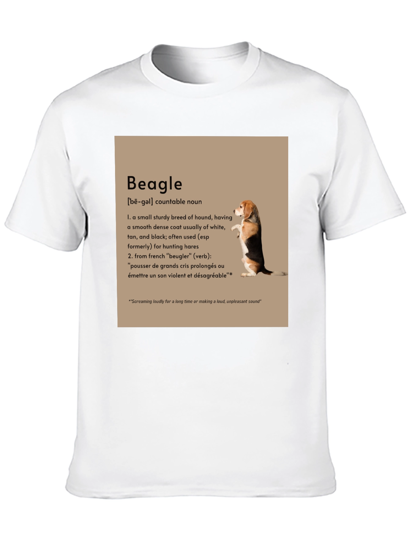 Beagle Definition T-Shirt - Dog Lover Gift