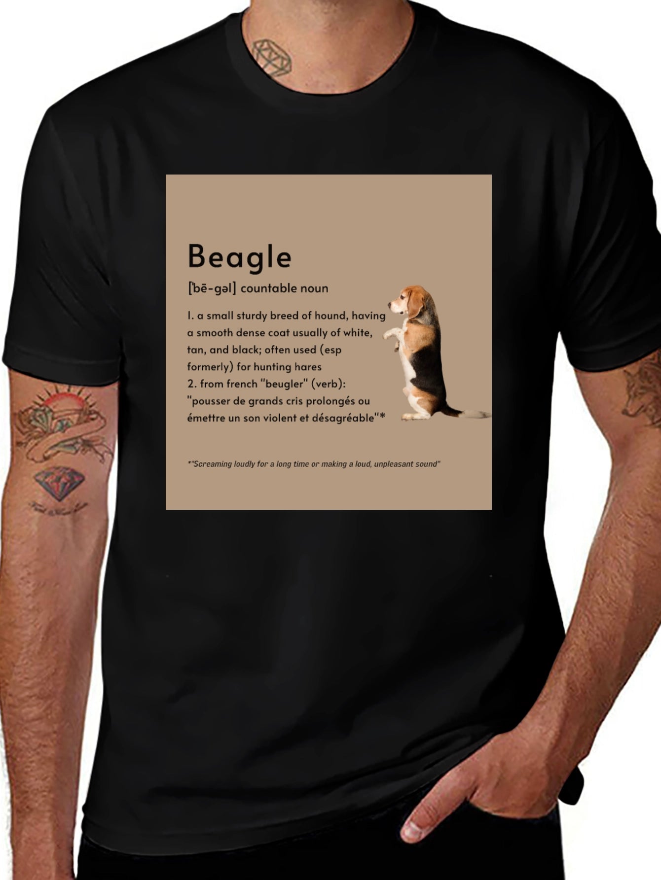 Beagle Definition T-Shirt - Dog Lover Gift