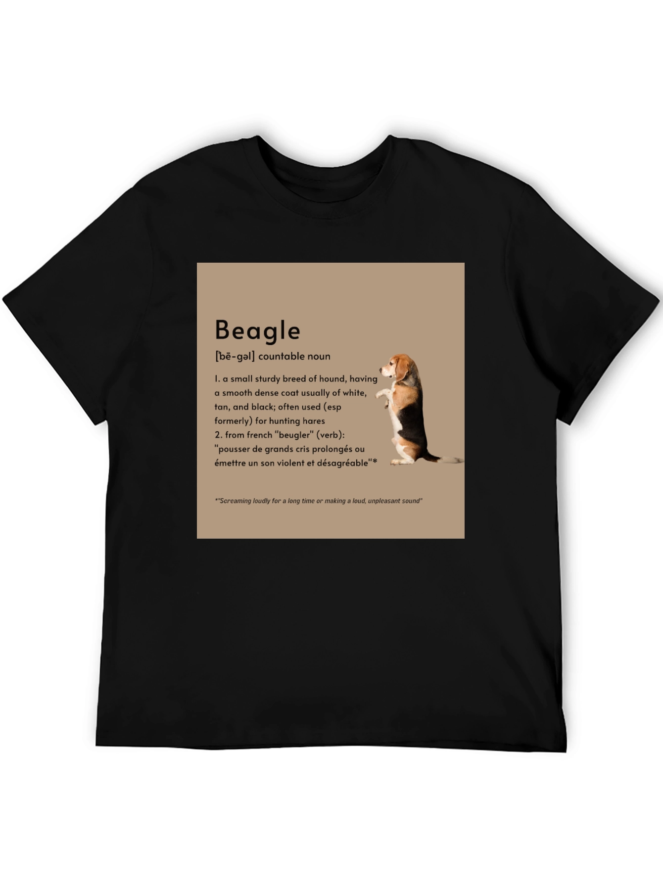 Beagle Definition T-Shirt - Dog Lover Gift