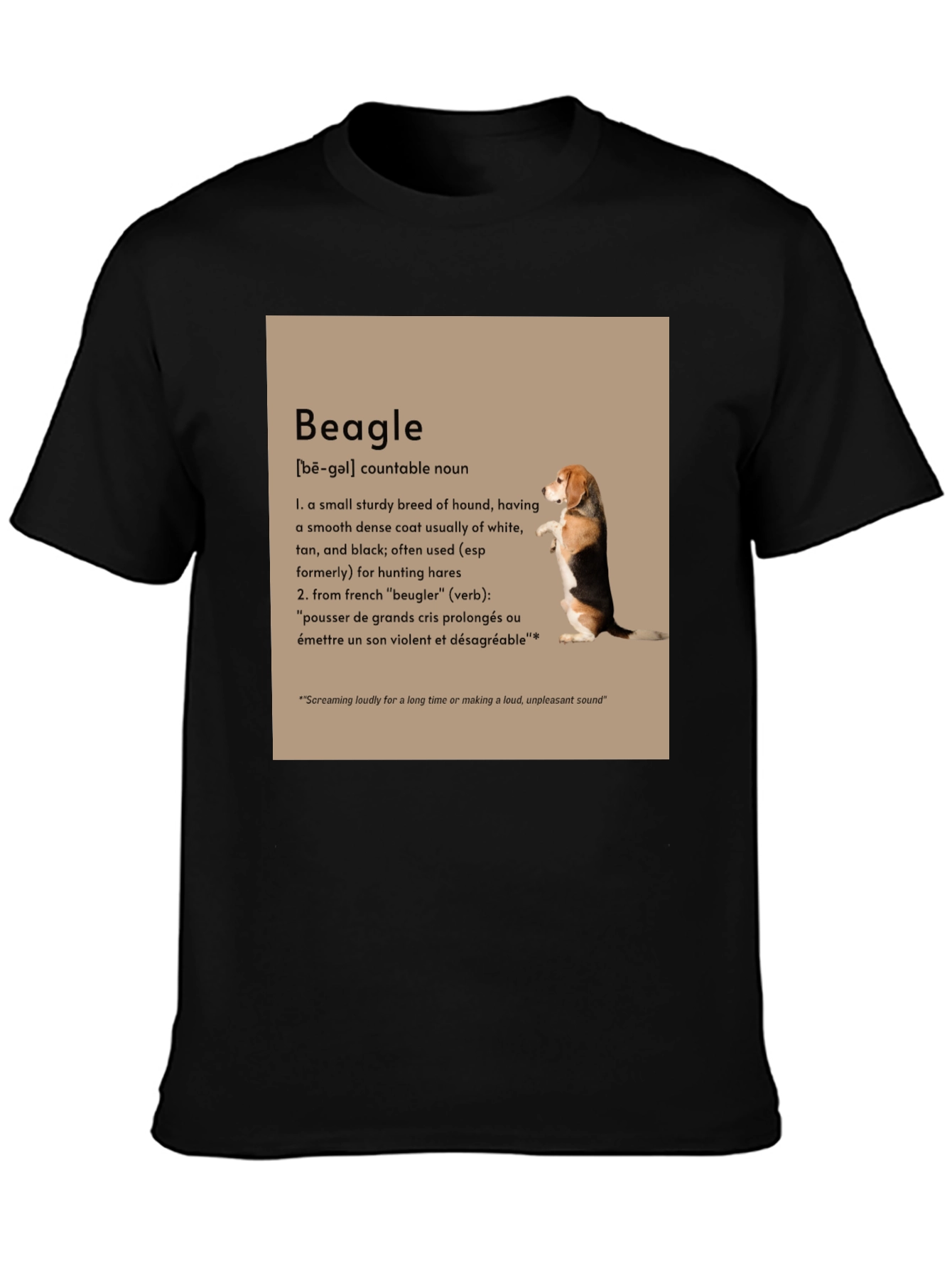 Beagle Definition T-Shirt - Dog Lover Gift