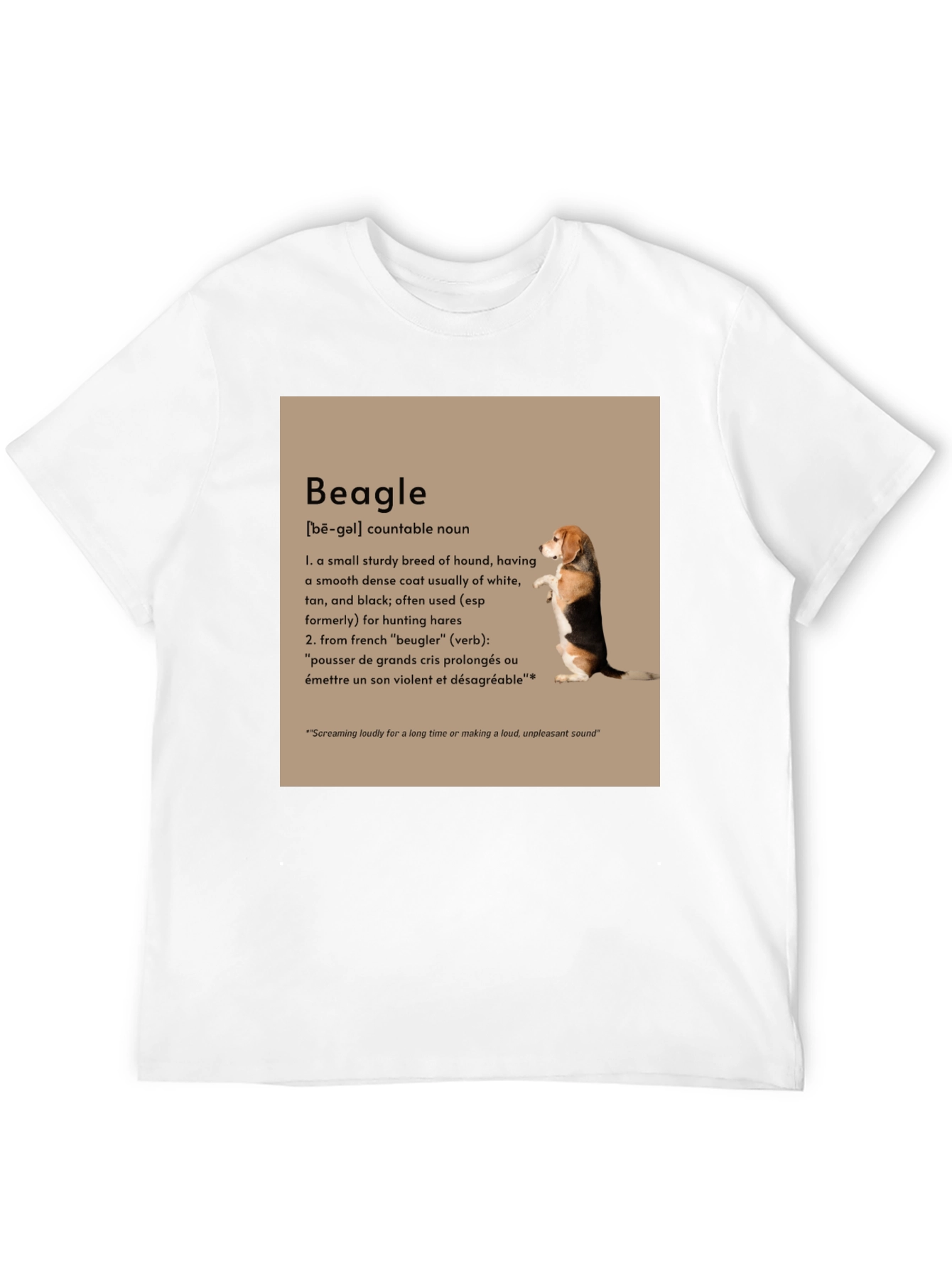Beagle Definition T-Shirt - Dog Lover Gift