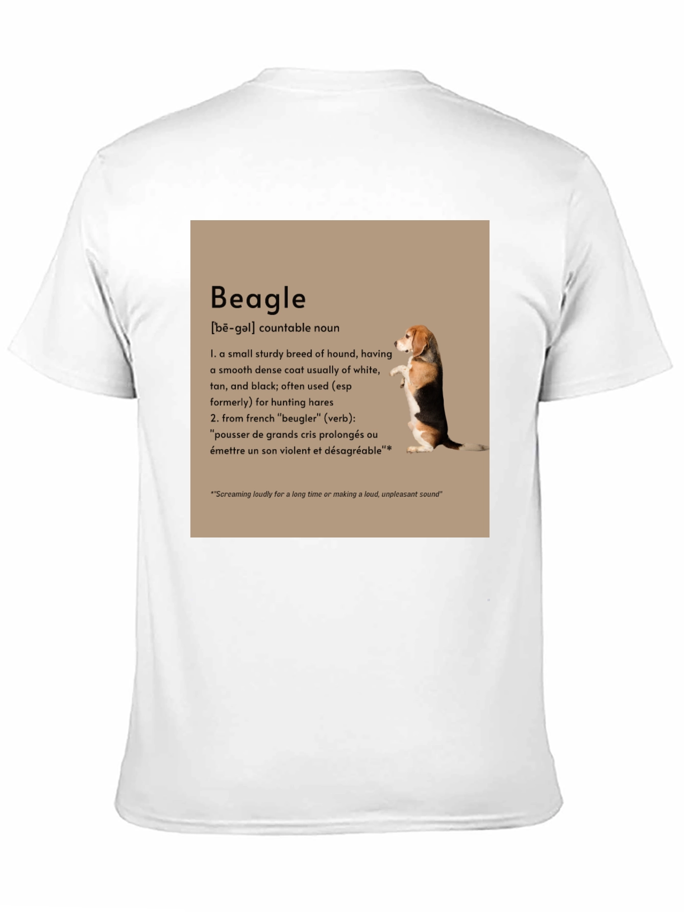 Beagle Definition T-Shirt - Dog Lover Gift