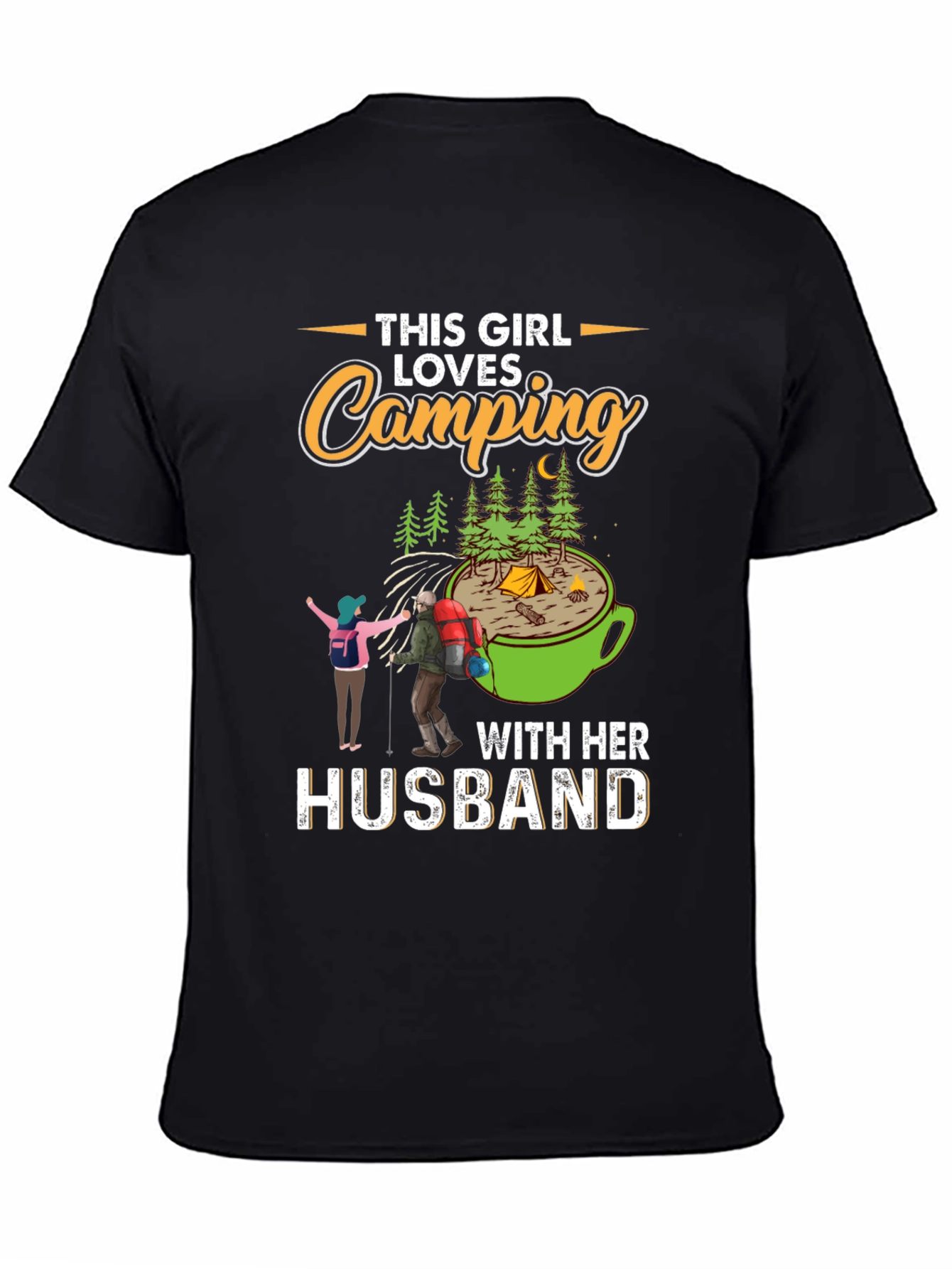 Camping Lover T-Shirt for Her