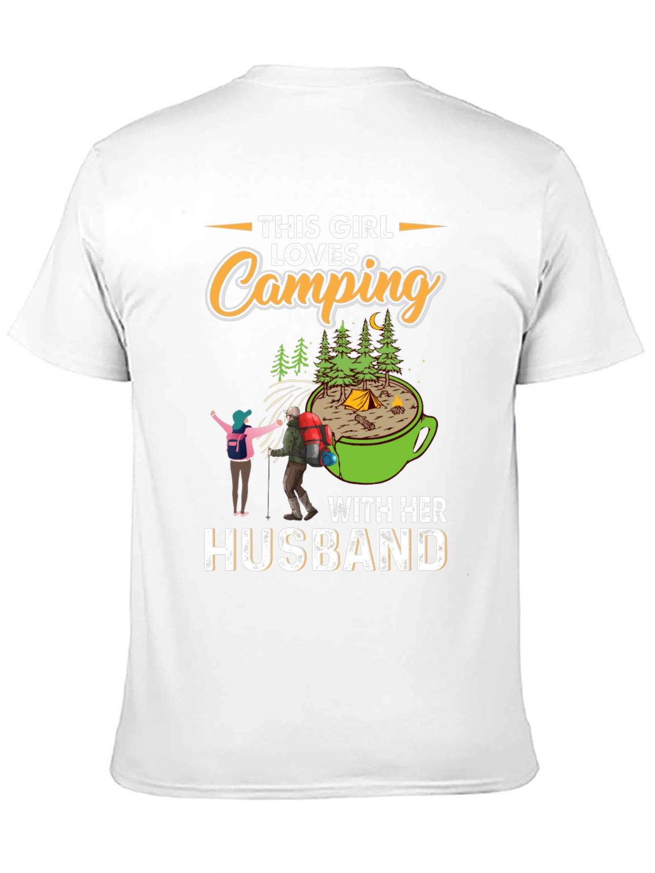 Camping Lover T-Shirt for Her
