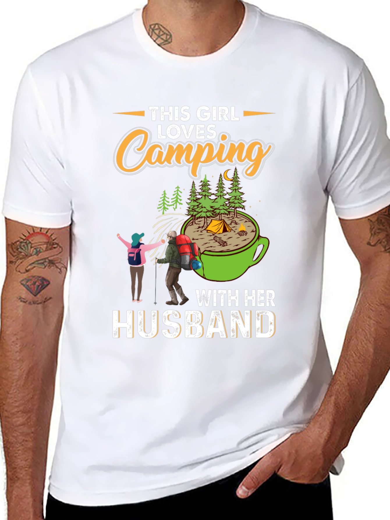 Camping Lover T-Shirt for Her