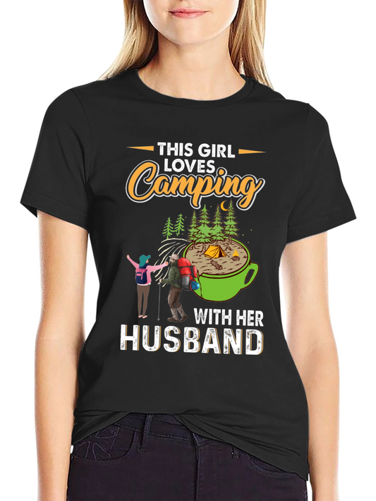 Camping Lover T-Shirt for Her