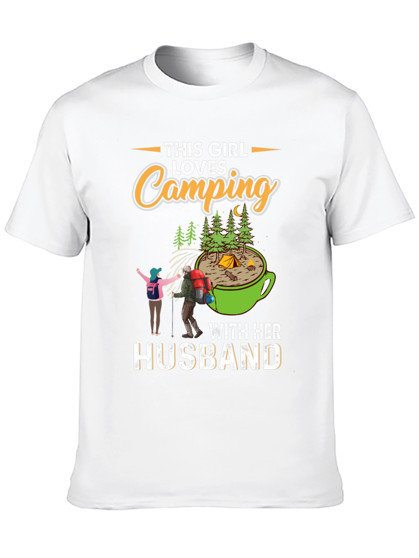Camping Lover T-Shirt for Her