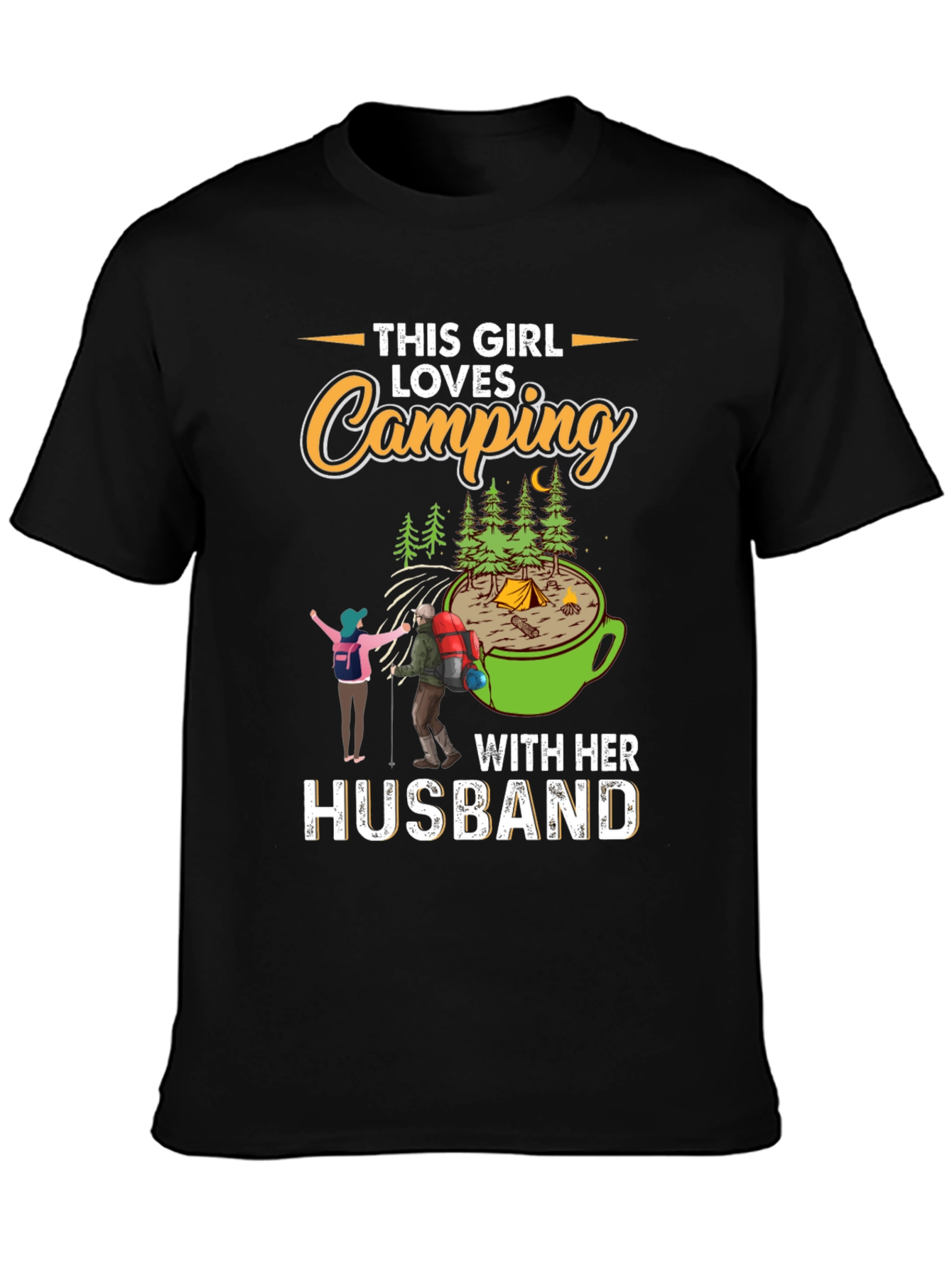 Camping Lover T-Shirt for Her
