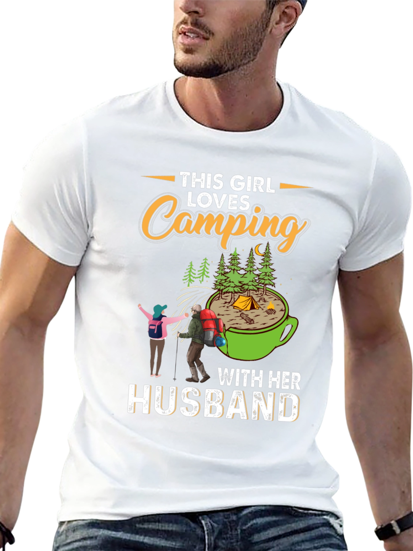 Camping Lover T-Shirt for Her