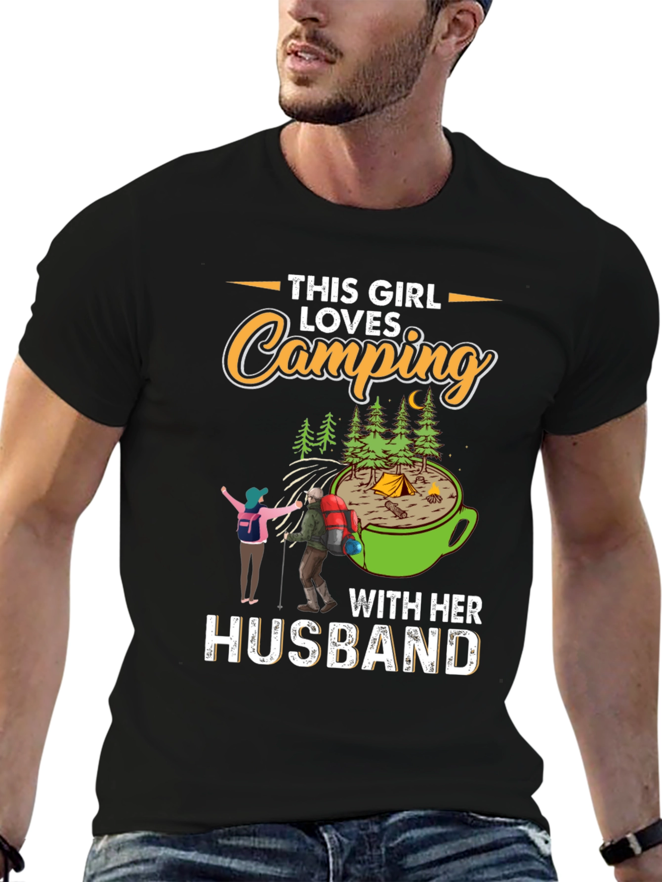 Camping Lover T-Shirt for Her