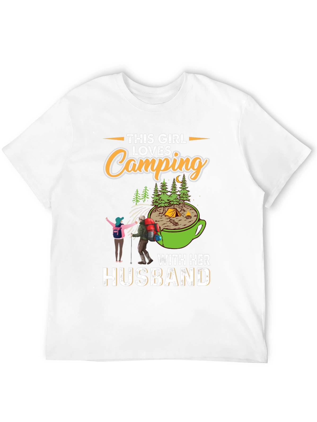 Camping Lover T-Shirt for Her