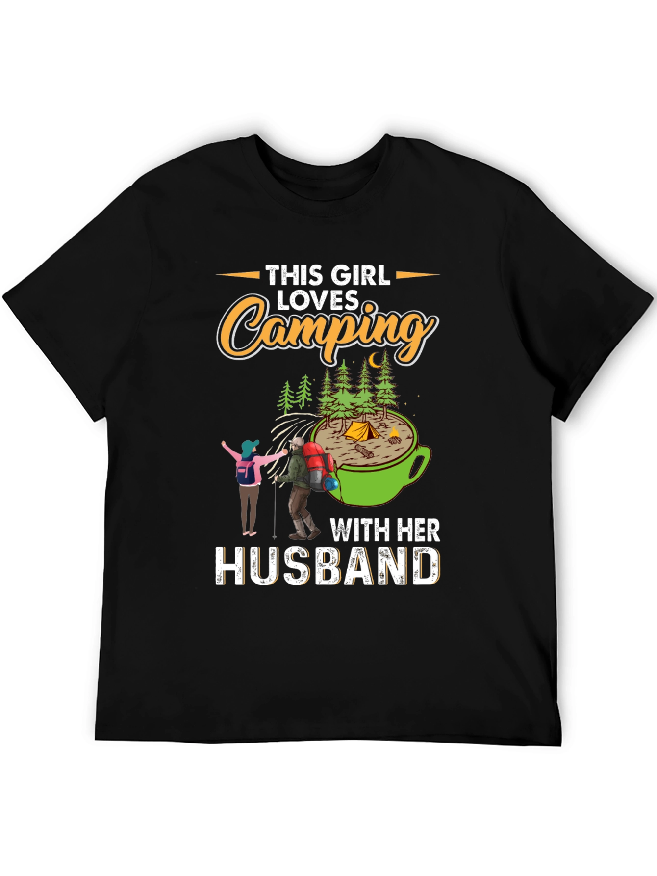 Camping Lover T-Shirt for Her