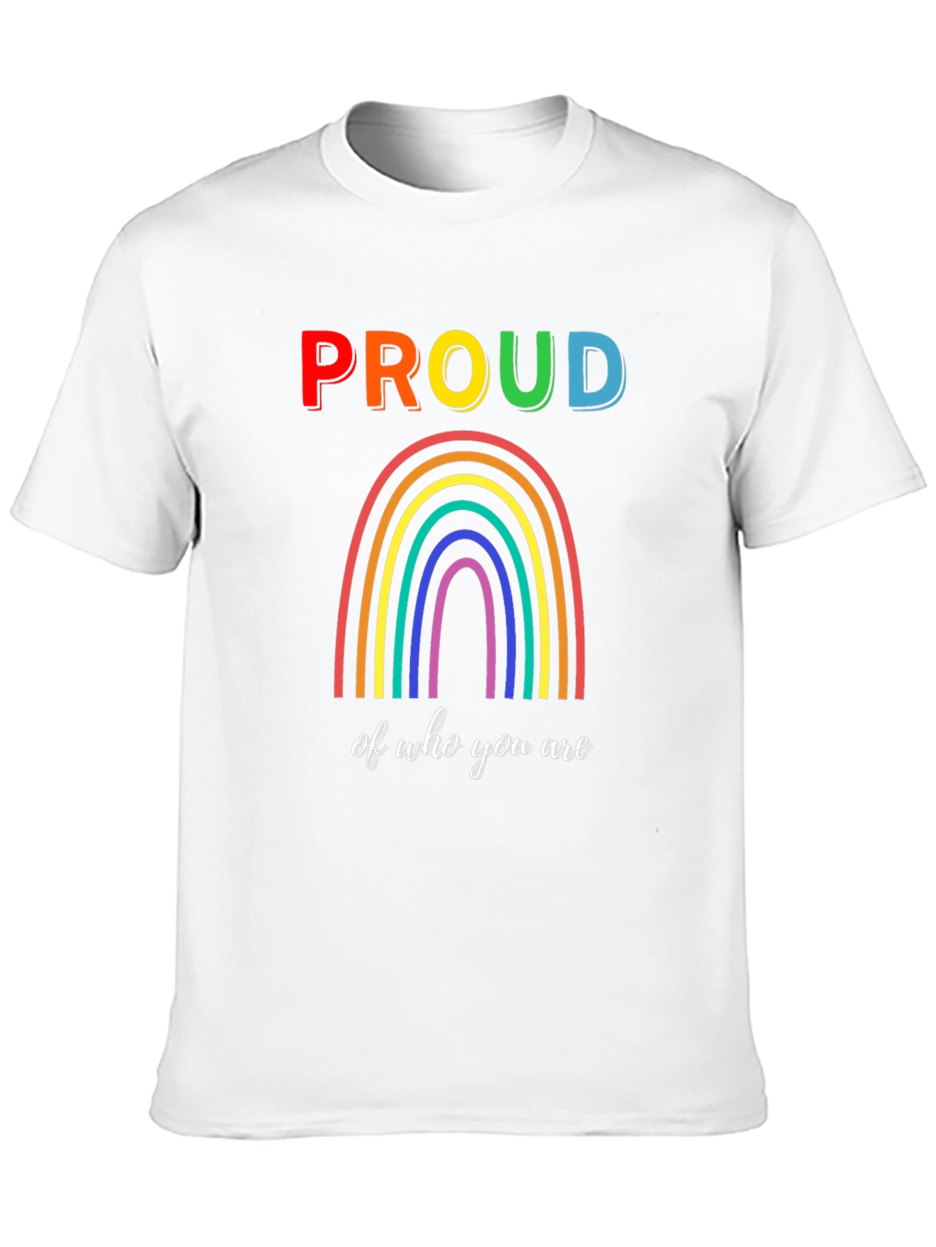 Proud Rainbow Graphic T-Shirt