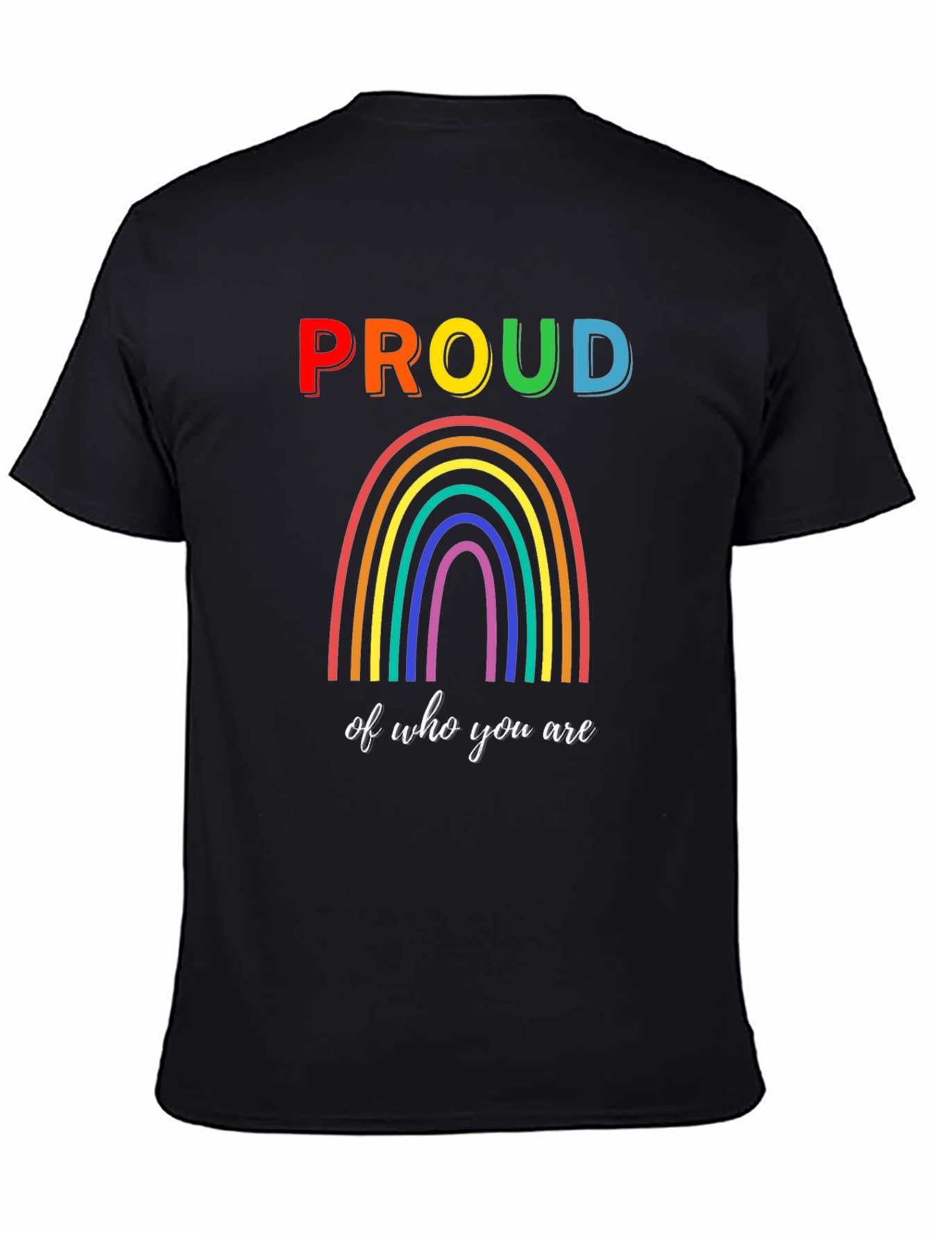Proud Rainbow Graphic T-Shirt