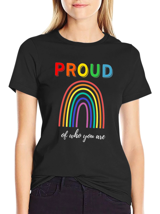 Proud Rainbow Graphic T-Shirt