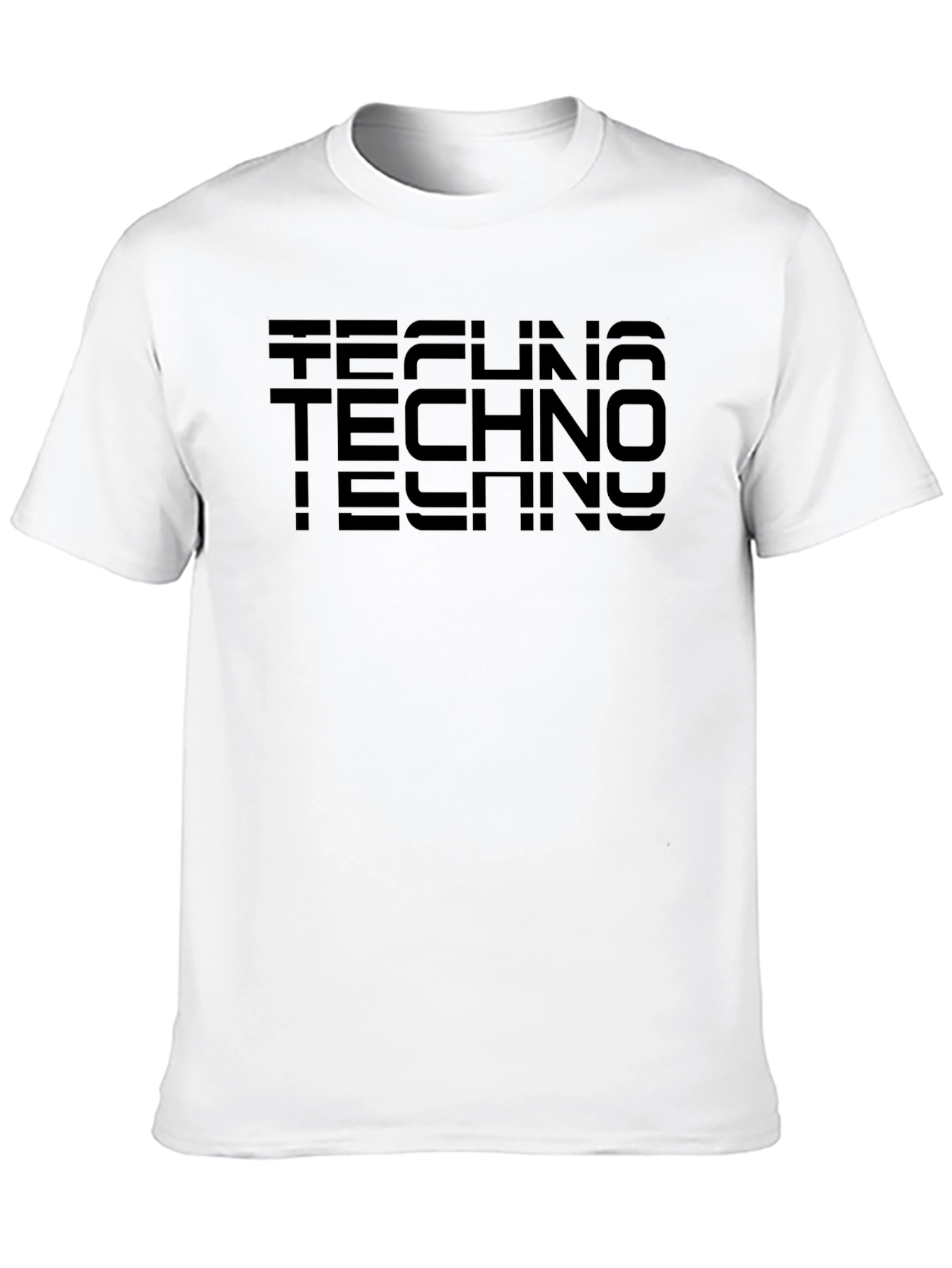 Techno Music Inspired Black T-Shirt