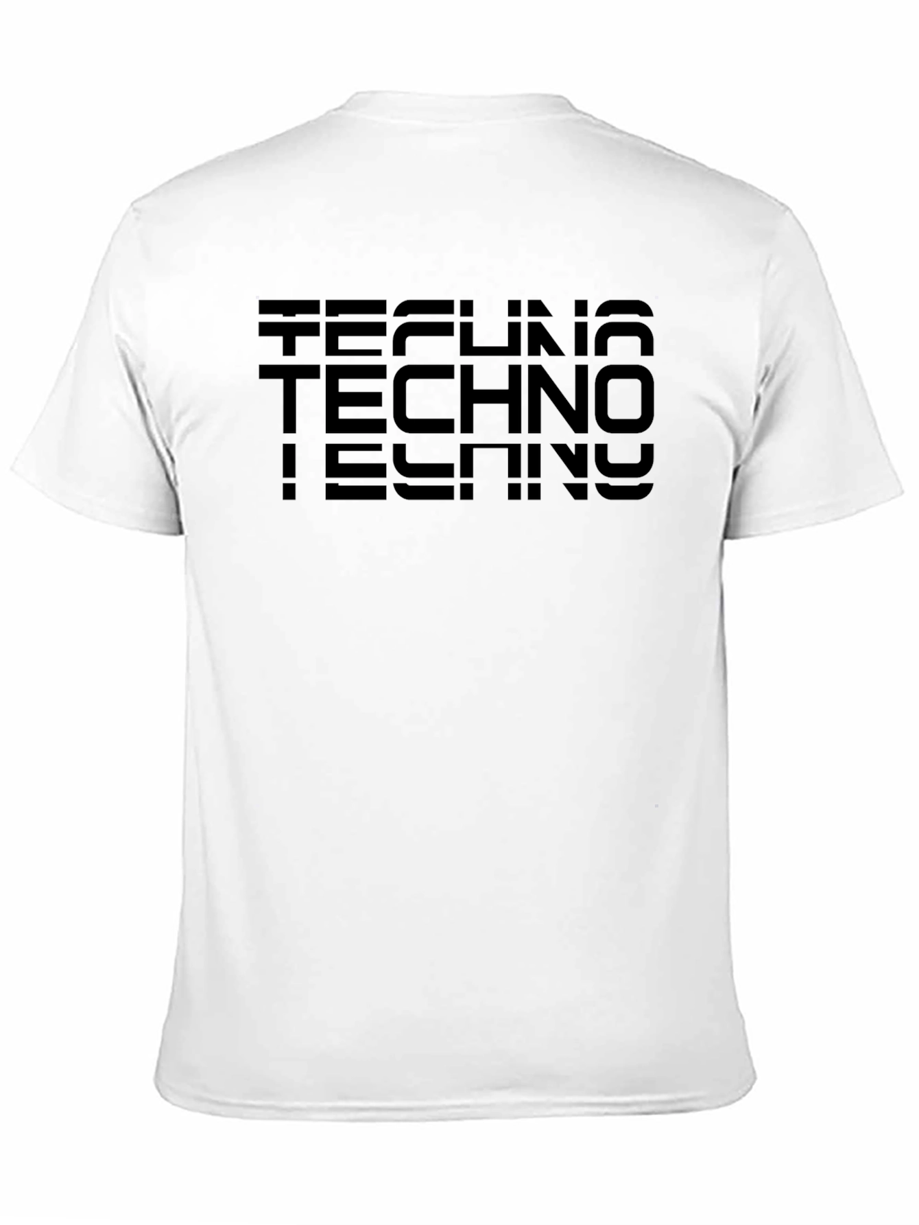 Techno Music Inspired Black T-Shirt