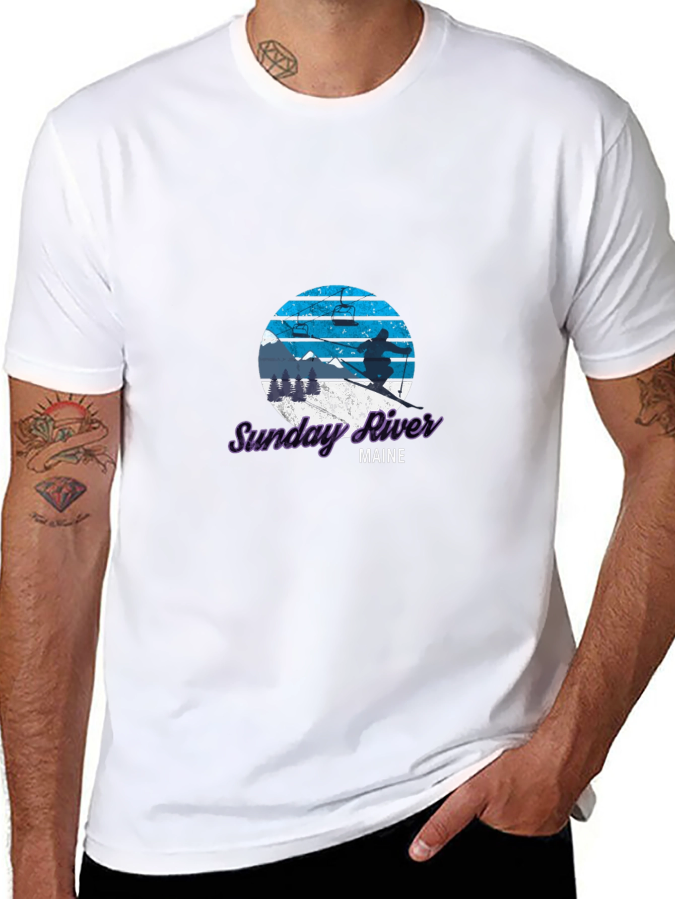 Sunday River Maine Graphic T-Shirt