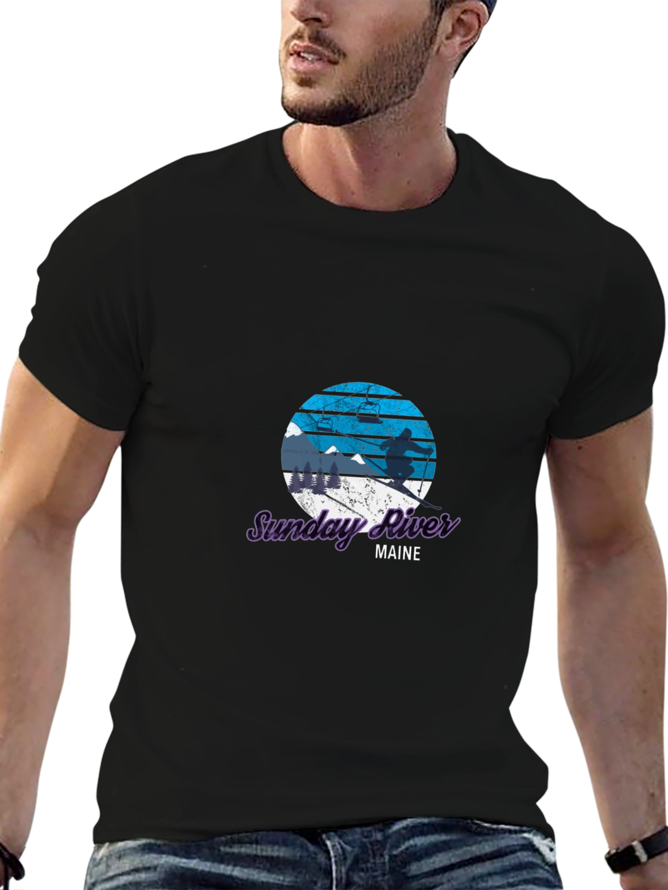Sunday River Maine Graphic T-Shirt