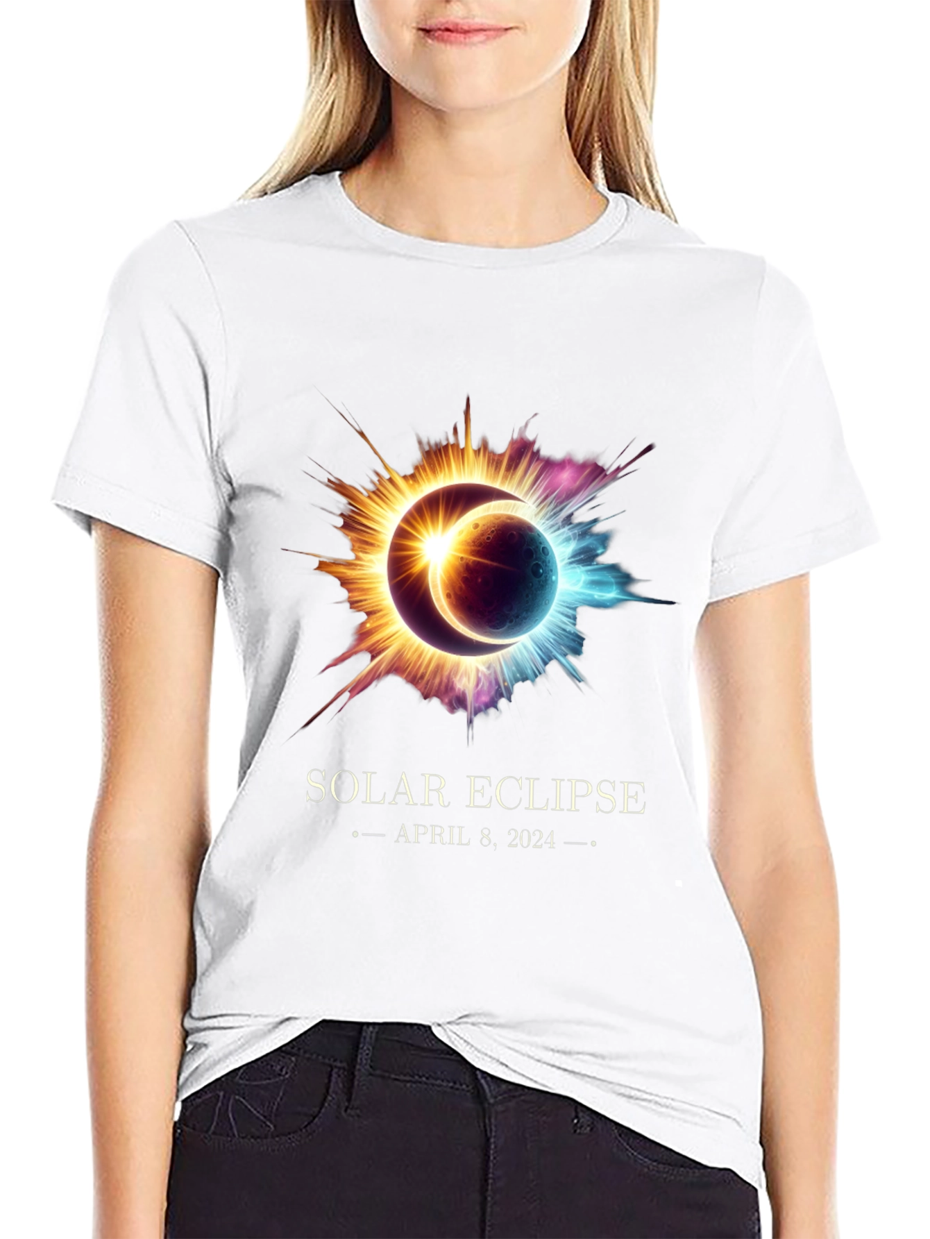 Solar Eclipse 2024 T-Shirt - April 8th