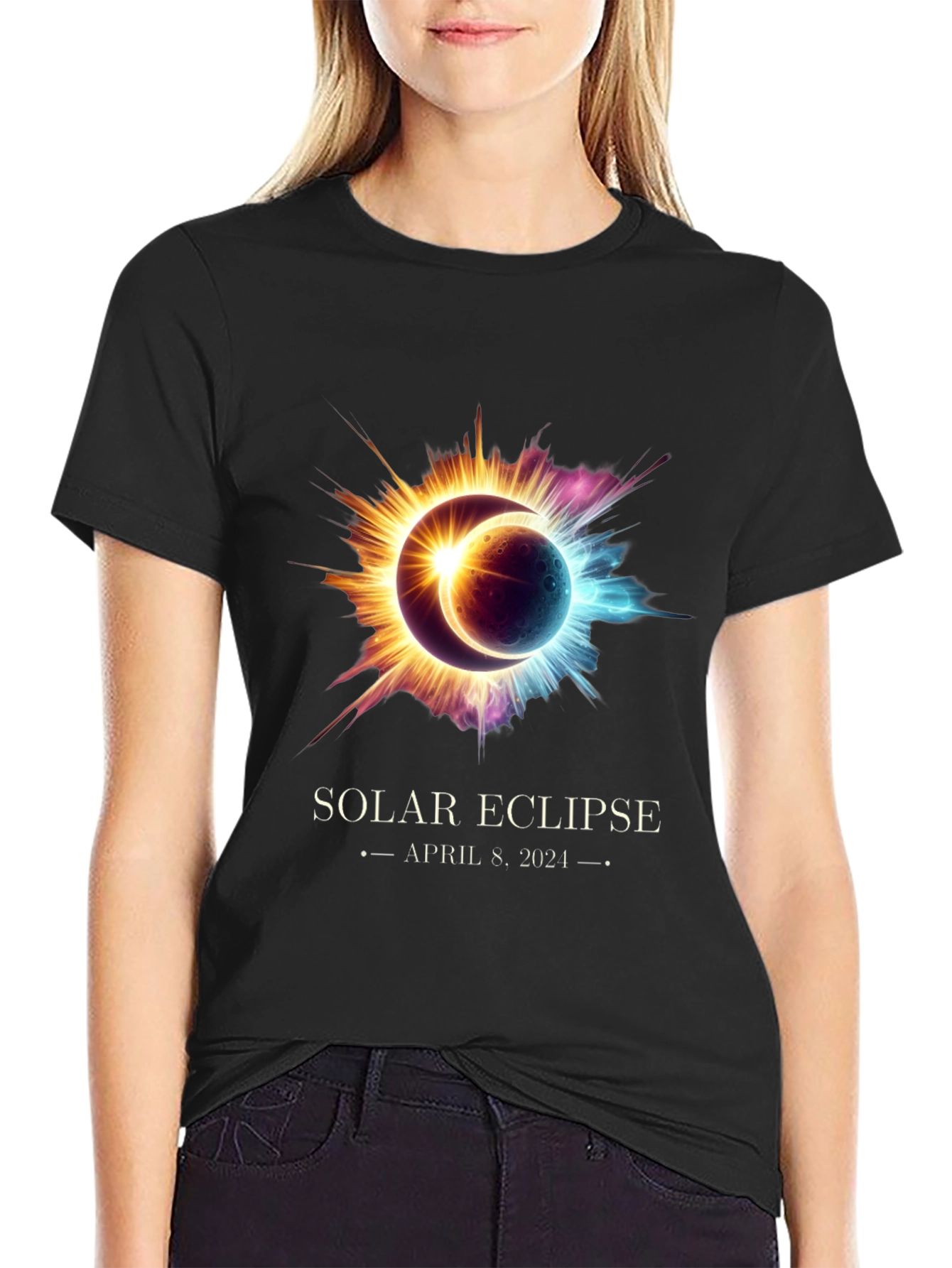 Solar Eclipse 2024 T-Shirt - April 8th