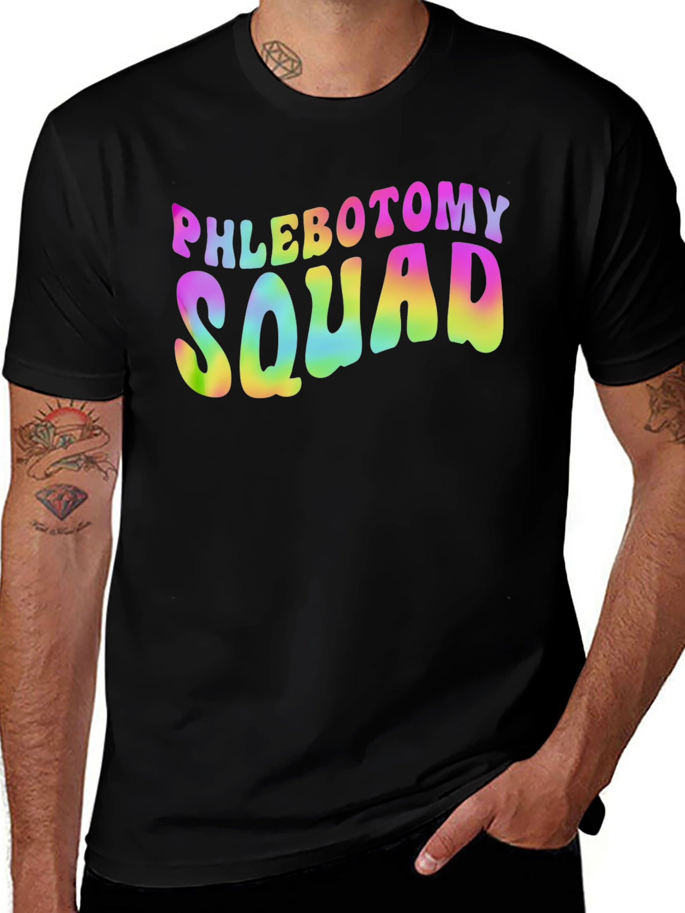 Phlebotomy Squad Graphic T-Shirt