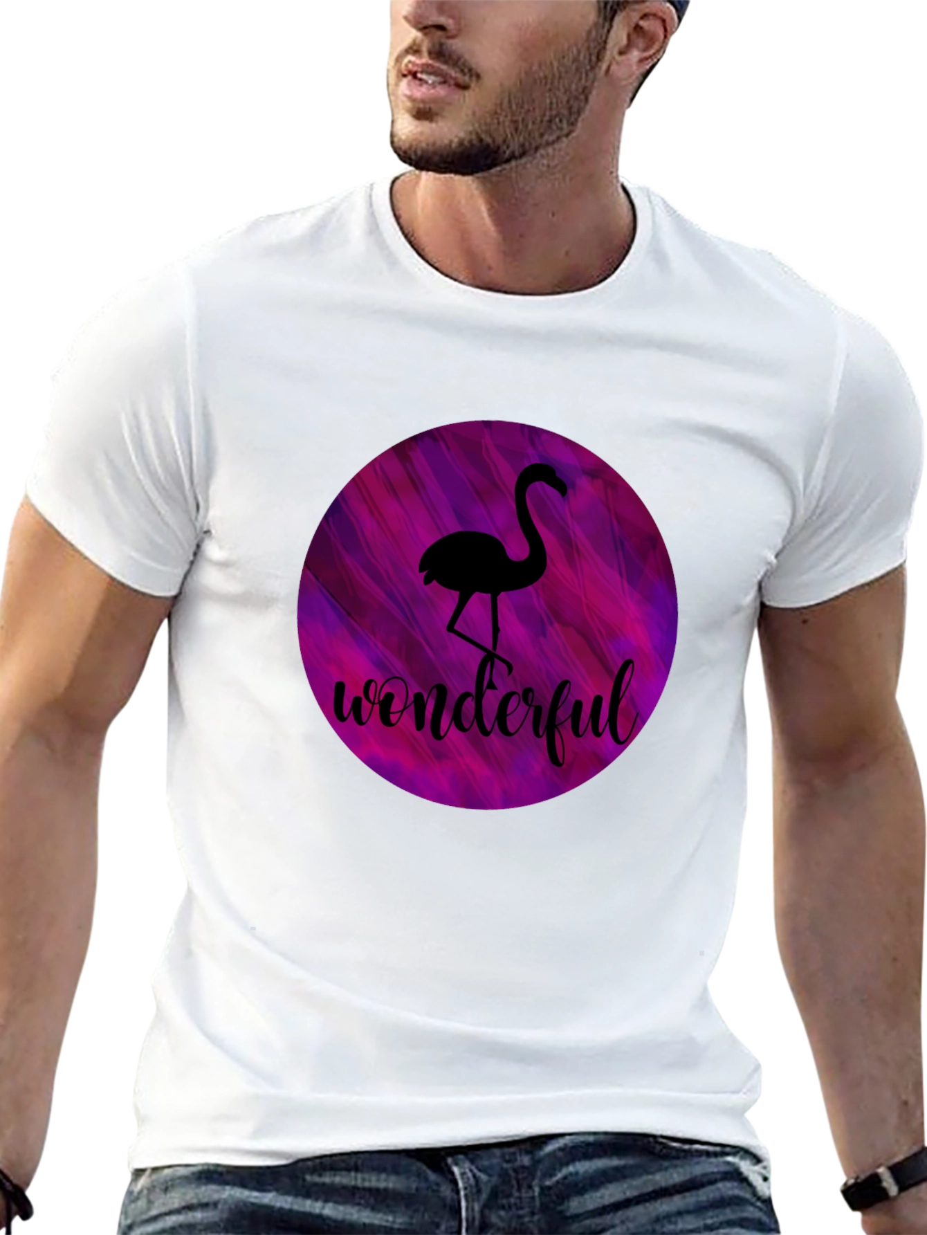 Wonderful Flamingo Graphic Tee